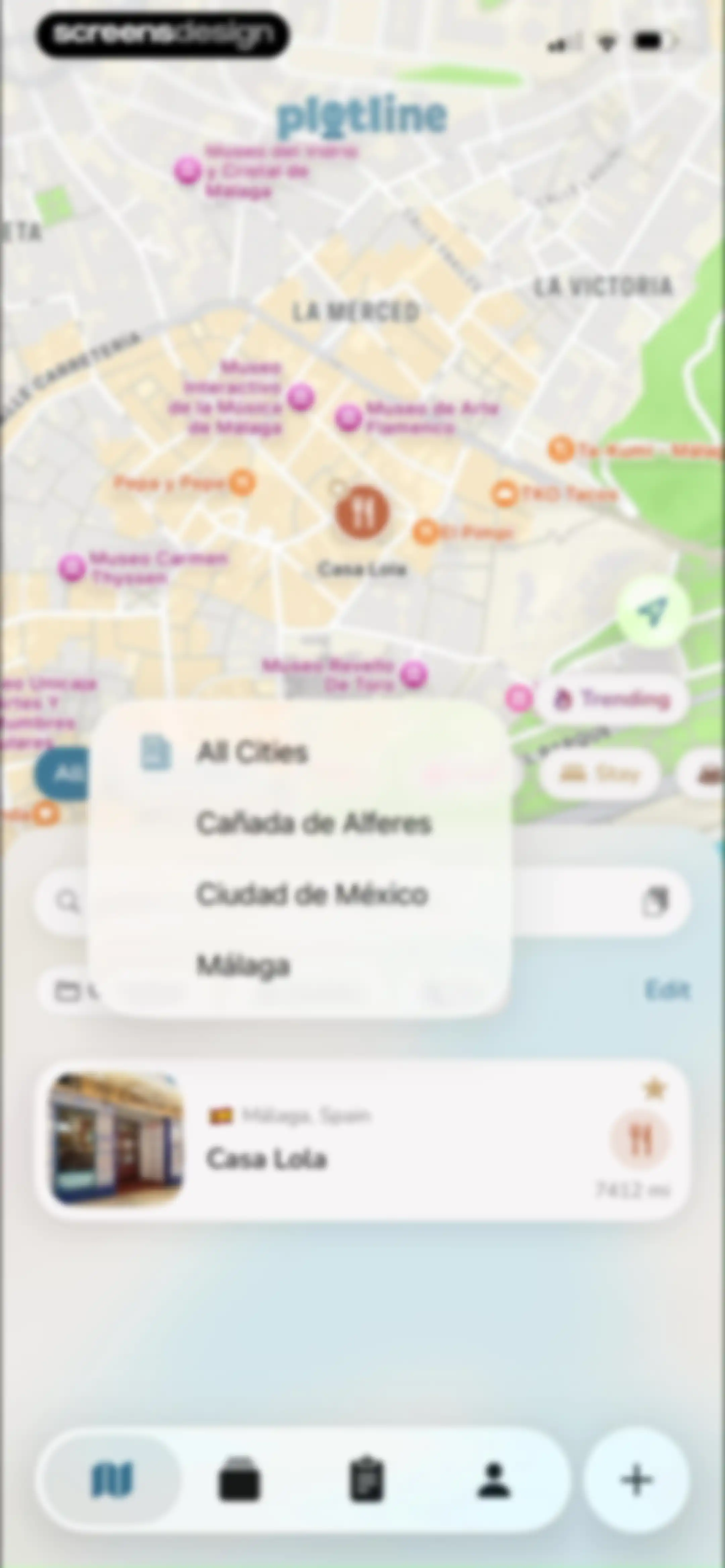 Plotline: Travel Map & Planner screen 48