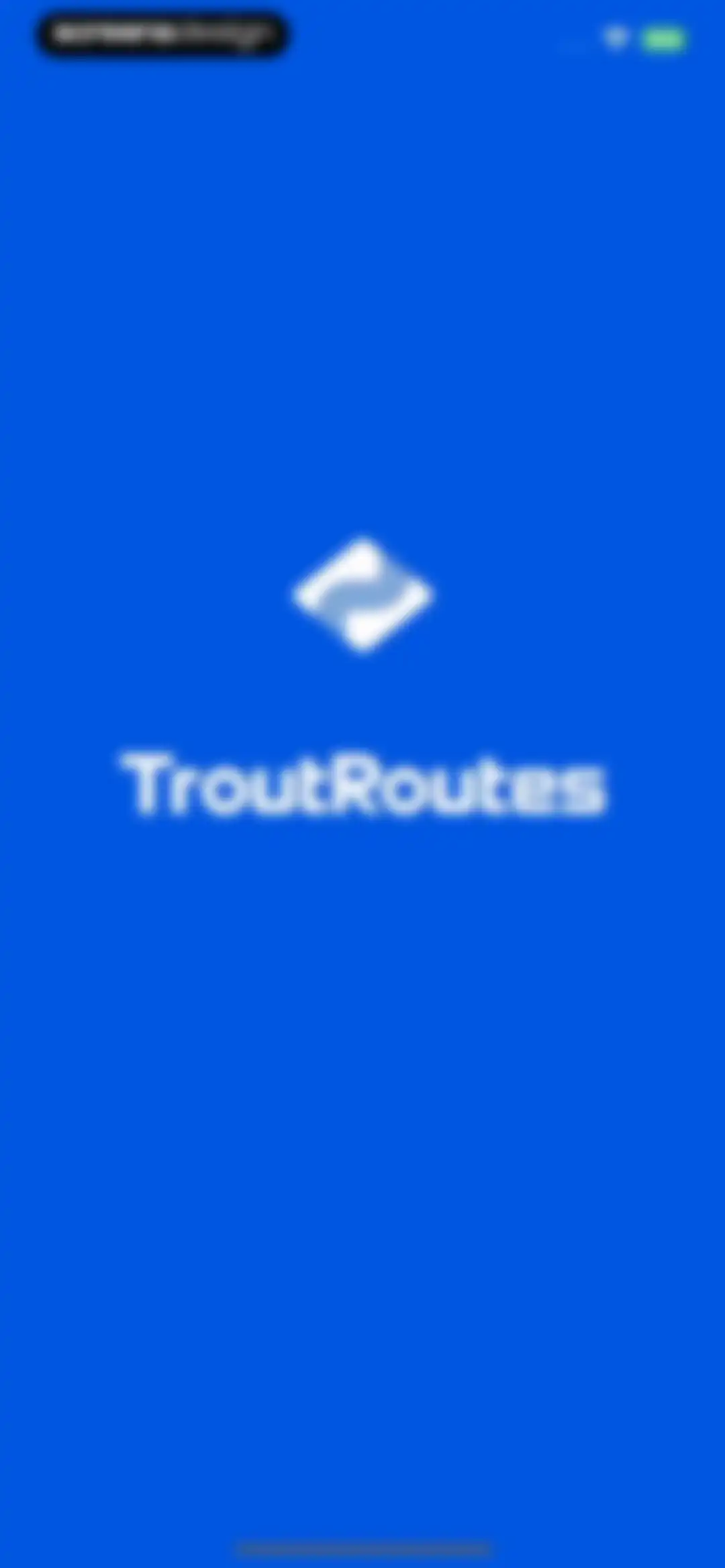 TroutRoutes: Fly Fishing App screen 1