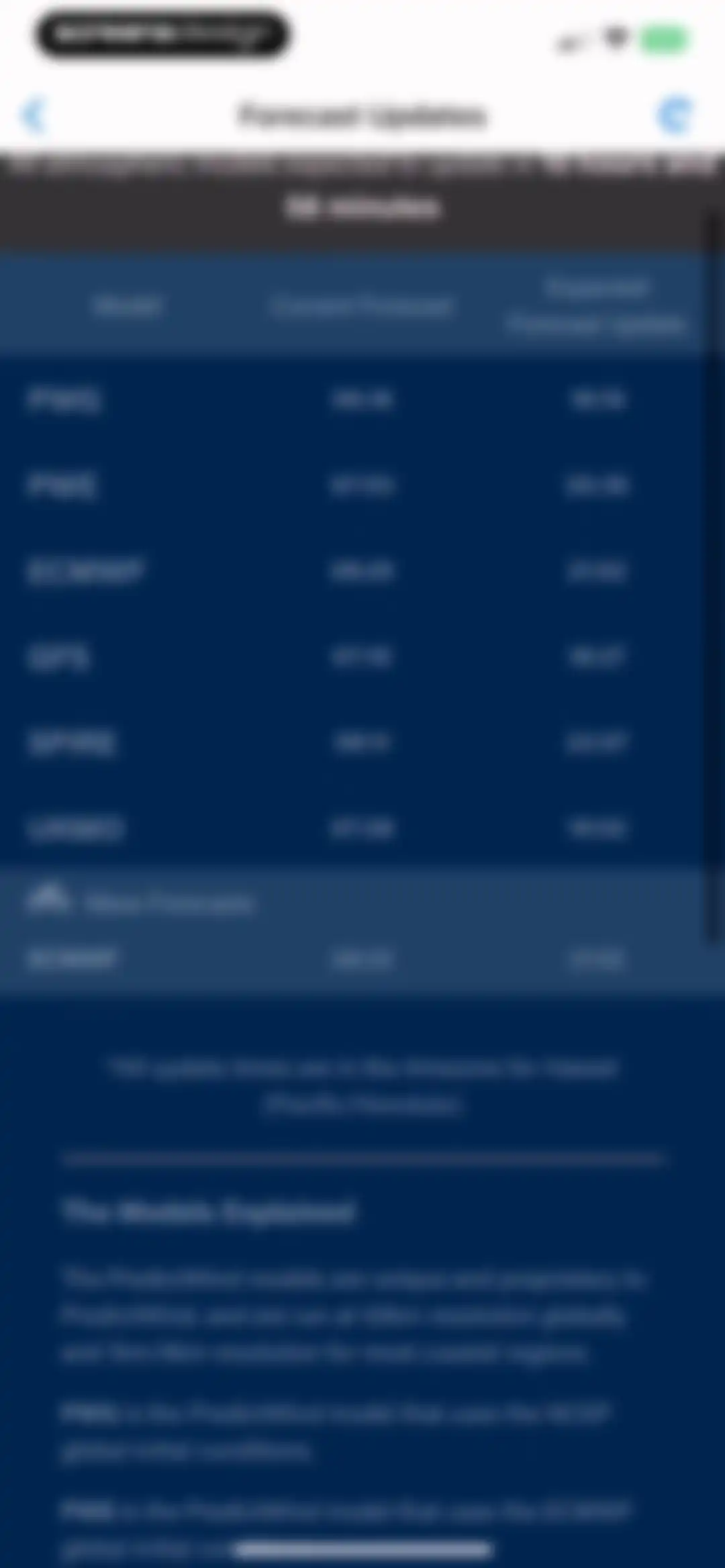 PredictWind — Marine Forecasts screen 20