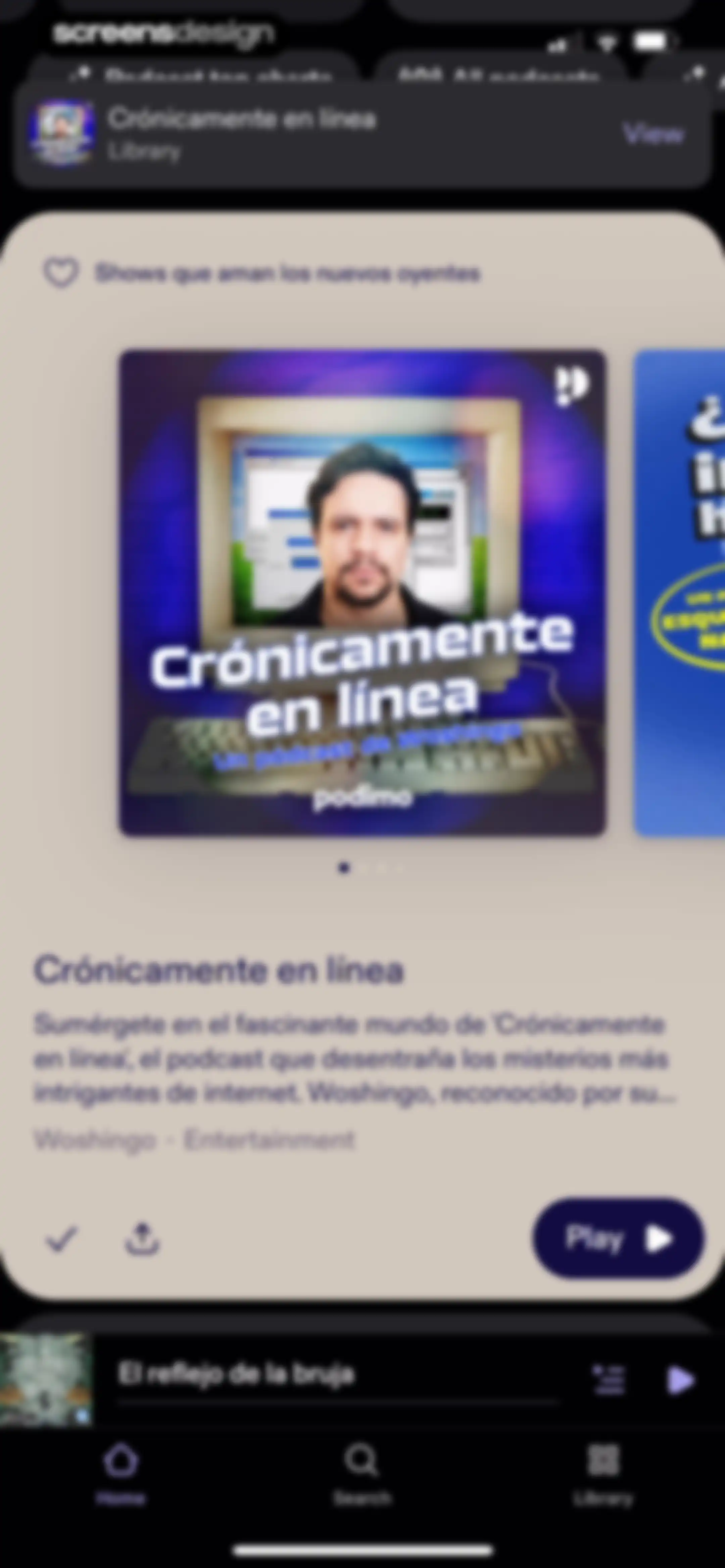 Podimo: Podcasts & audiobooks screen 46