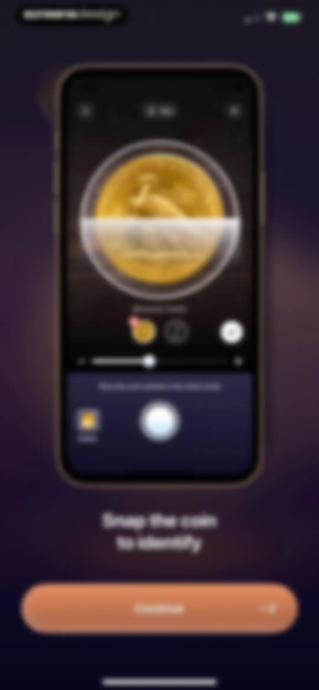 Coin Identifier - CoinScan screen 3