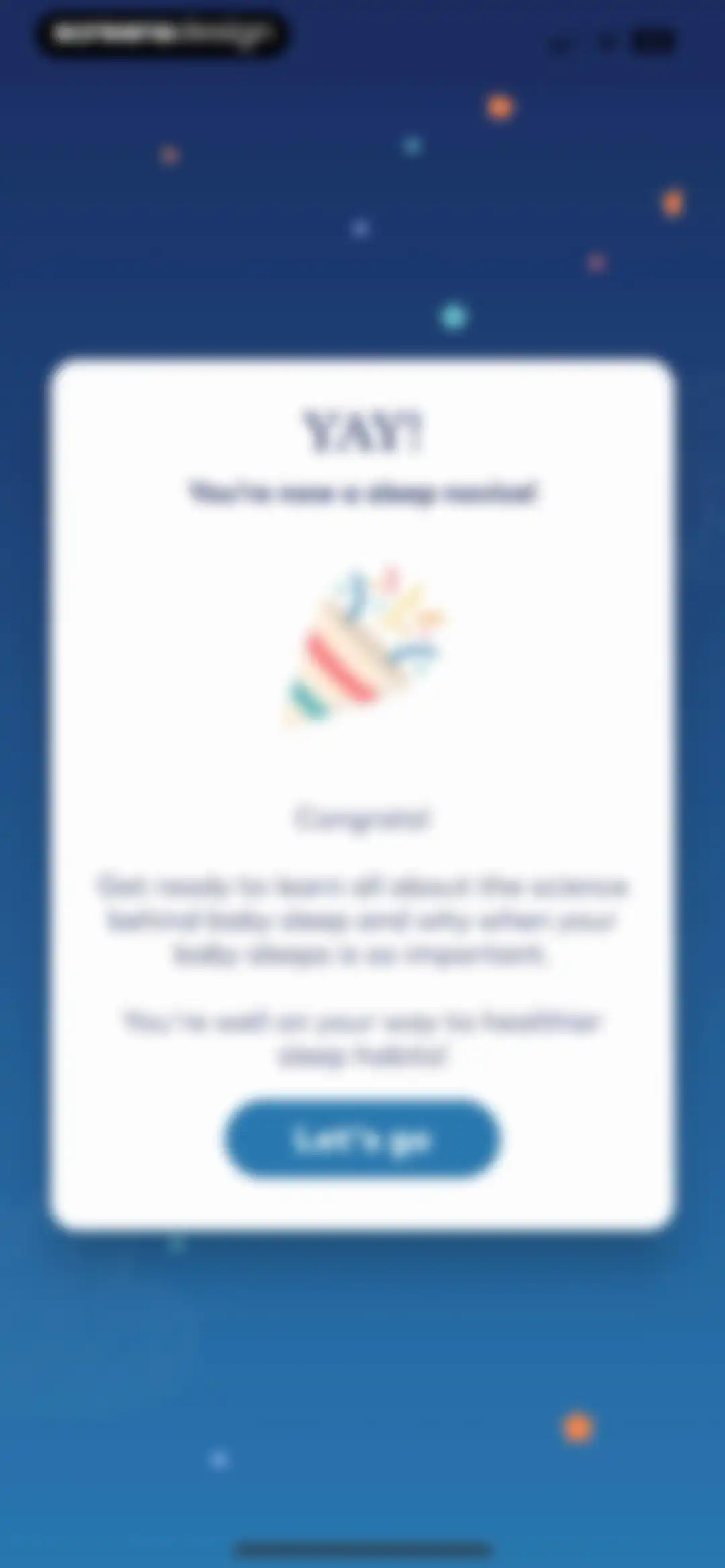 Smart Sleep Coach by Pampers™ screen 94