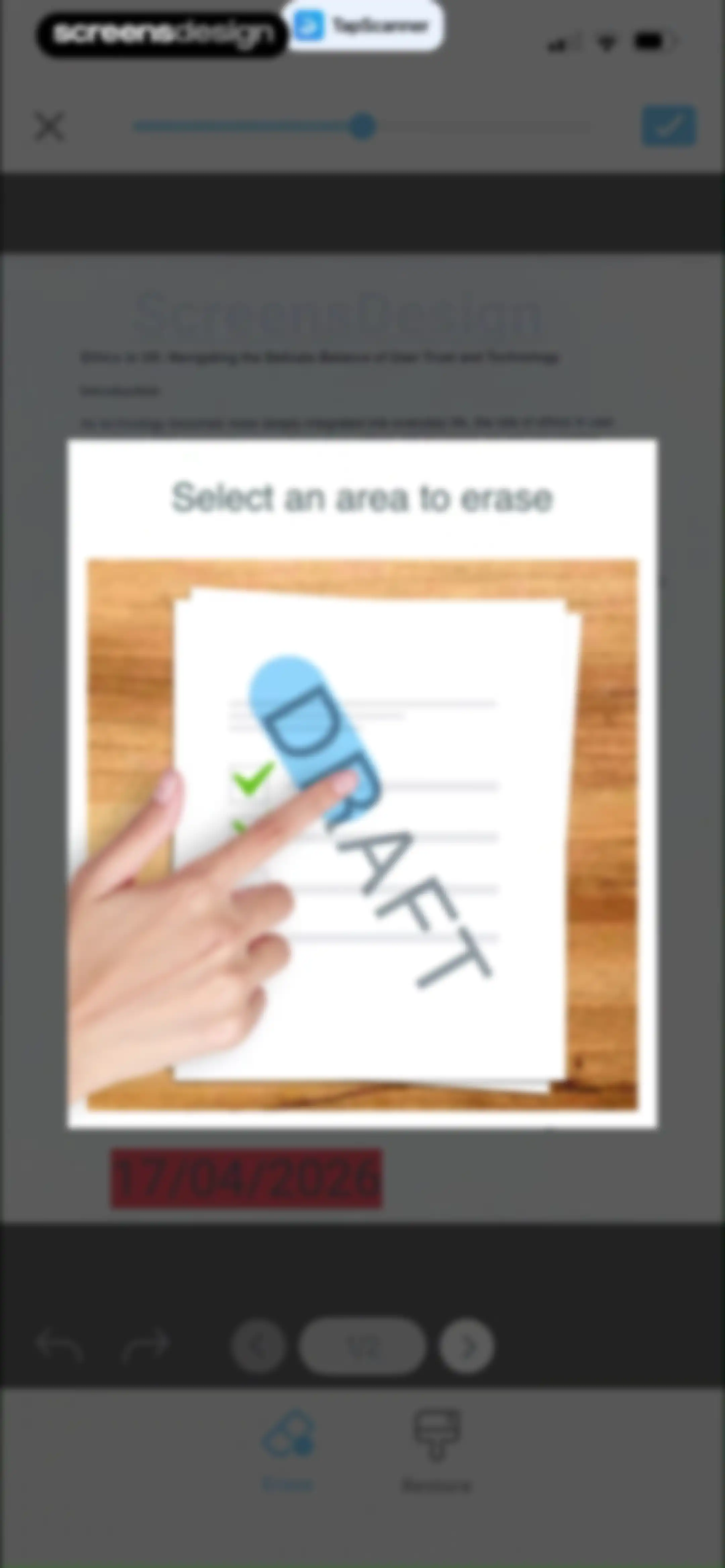 PDF Scanner App: TapScanner screen 51