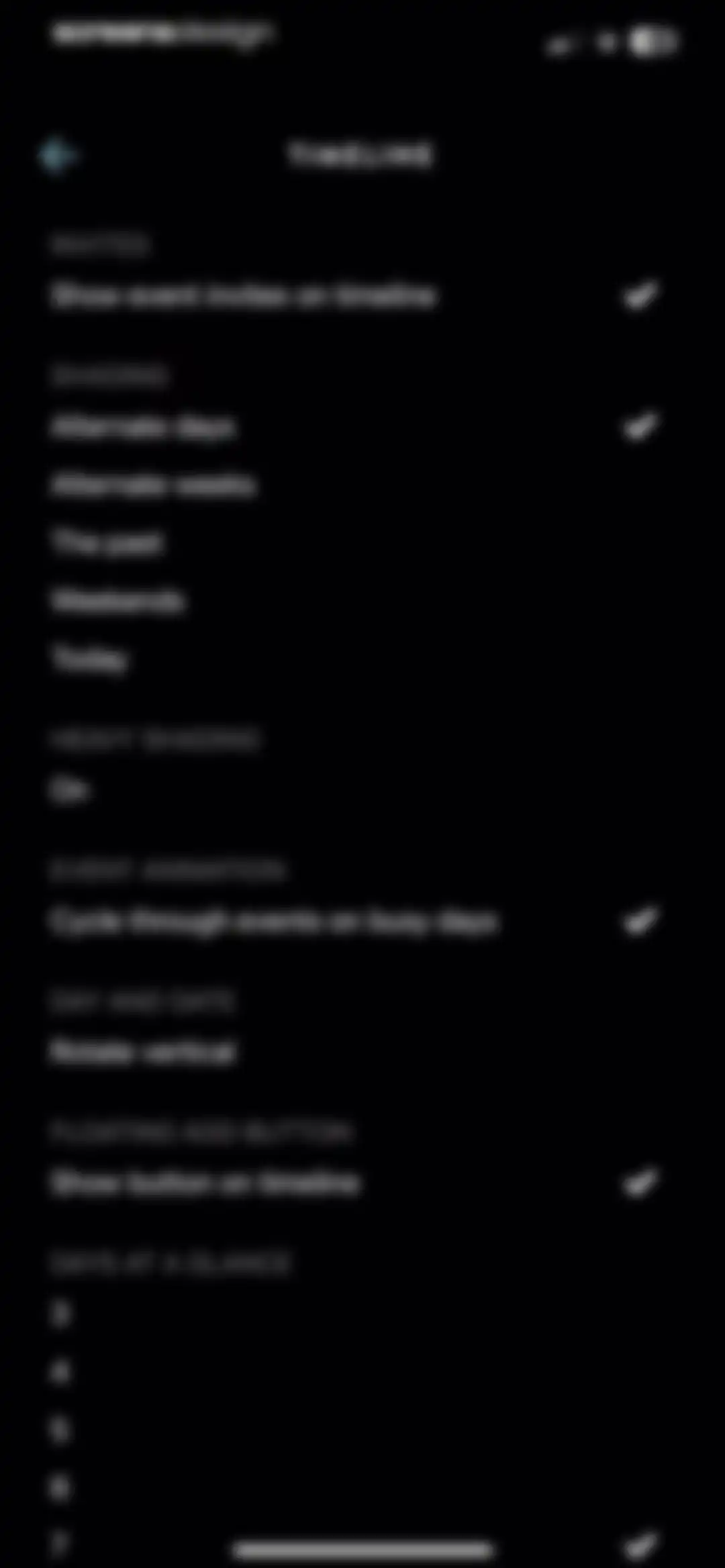 Timepage: Calendar Planner screen 82