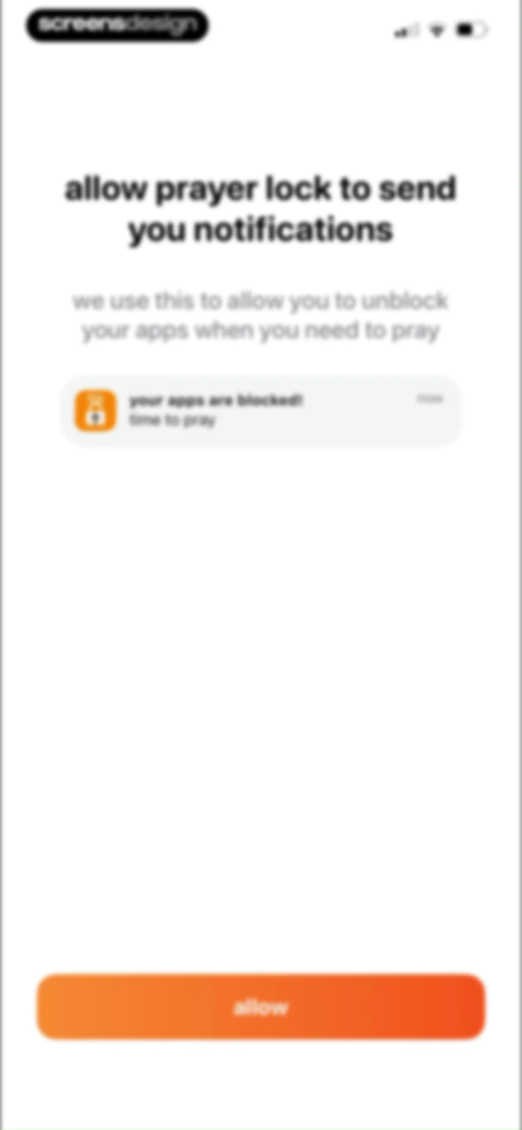 prayer lock: christian focus screen 53