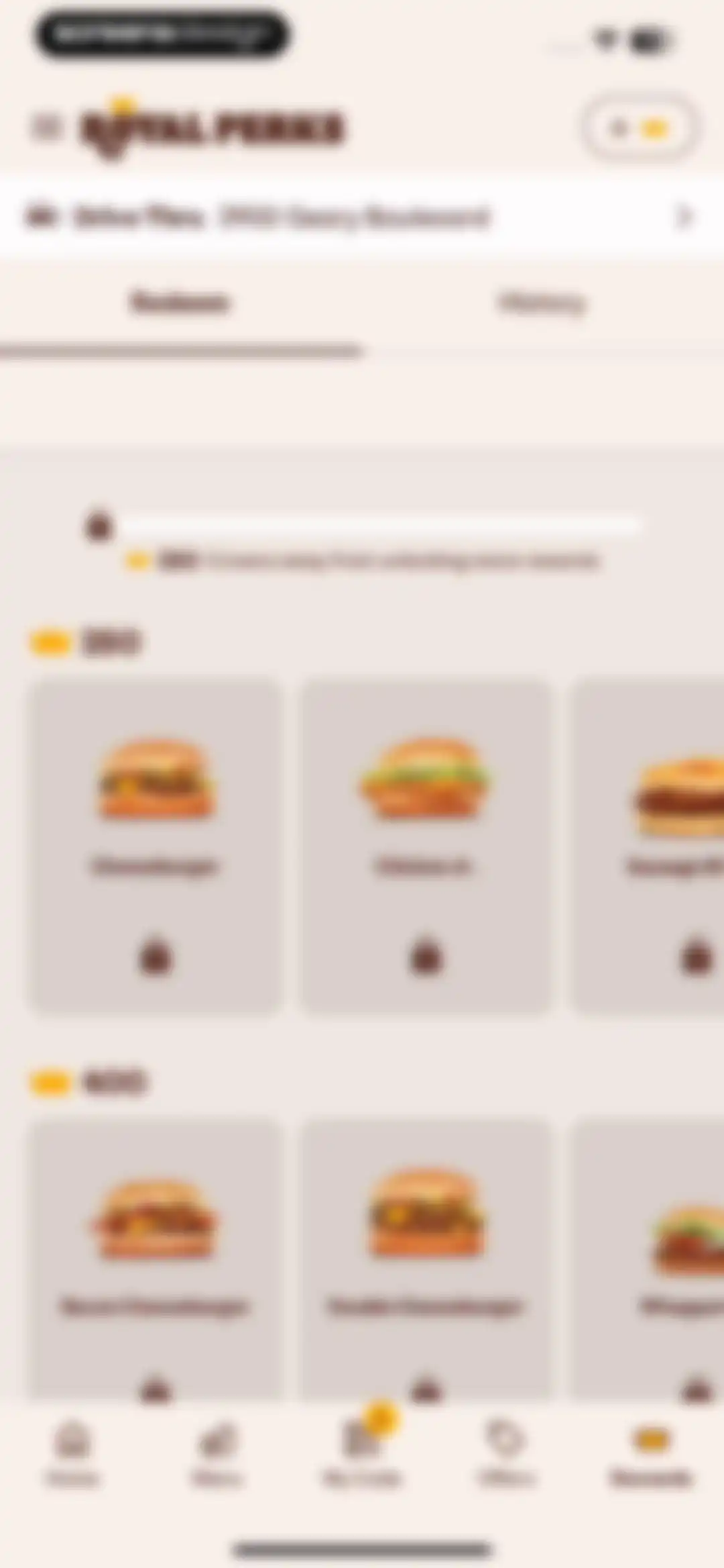 BURGER KING® App screen 72