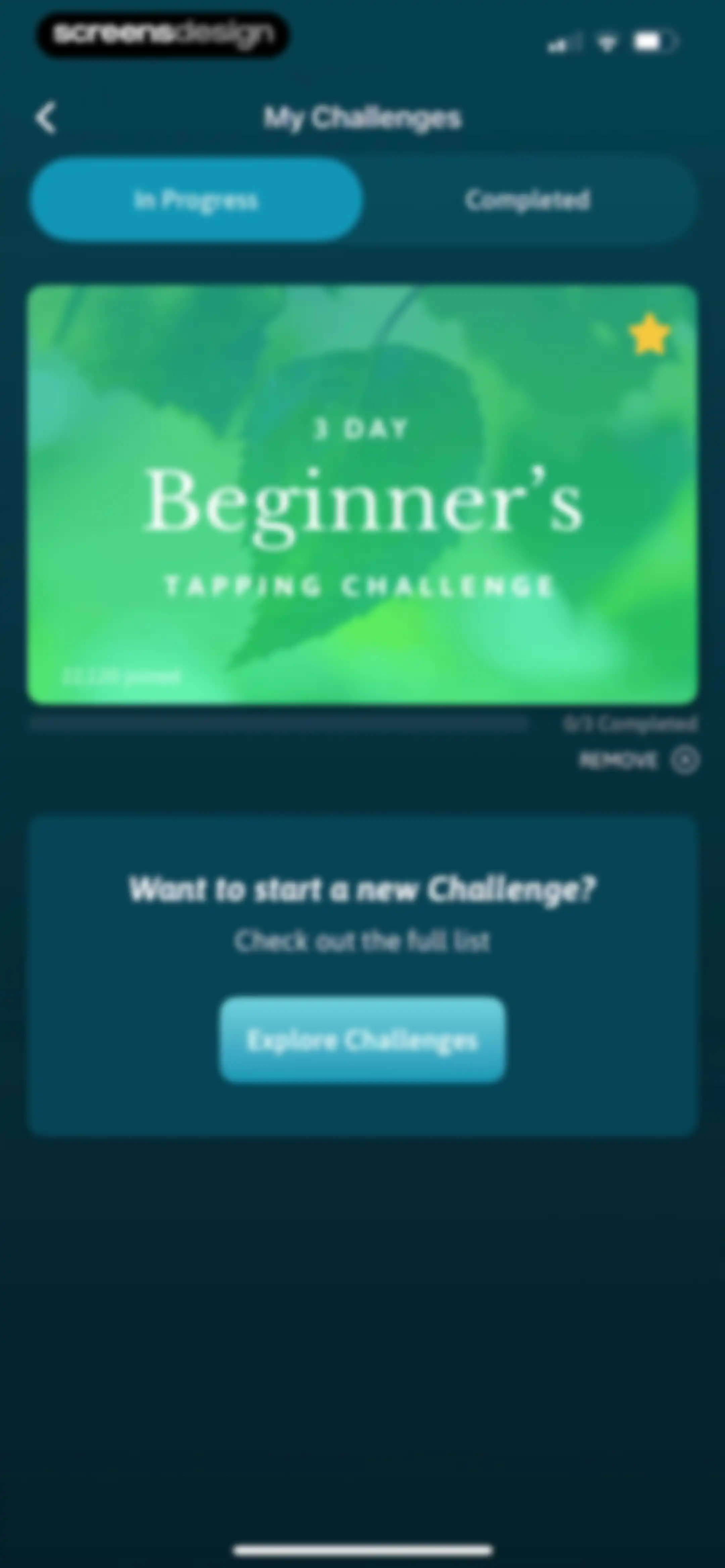 The Tapping Solution screen 88