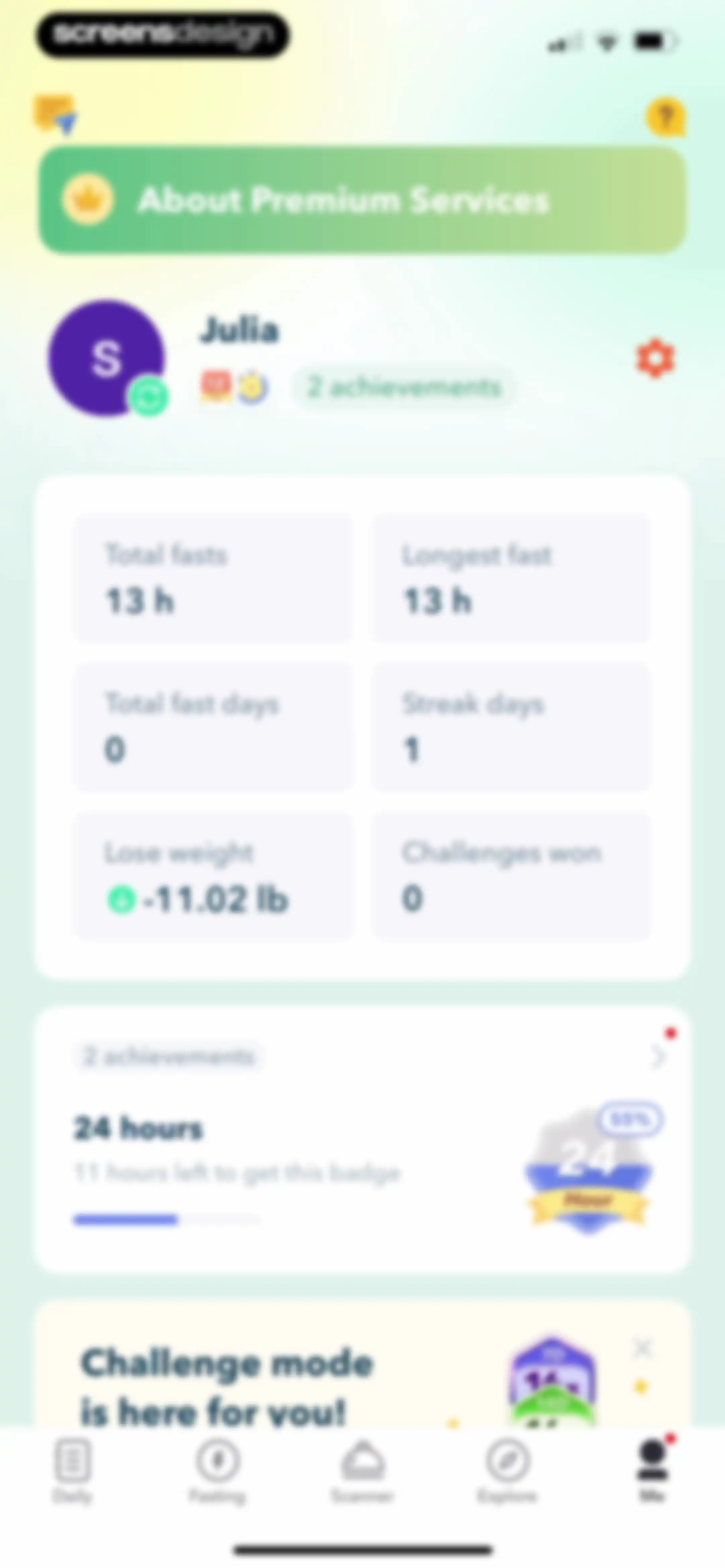 Intermittent Fasting Tracker - screen 310