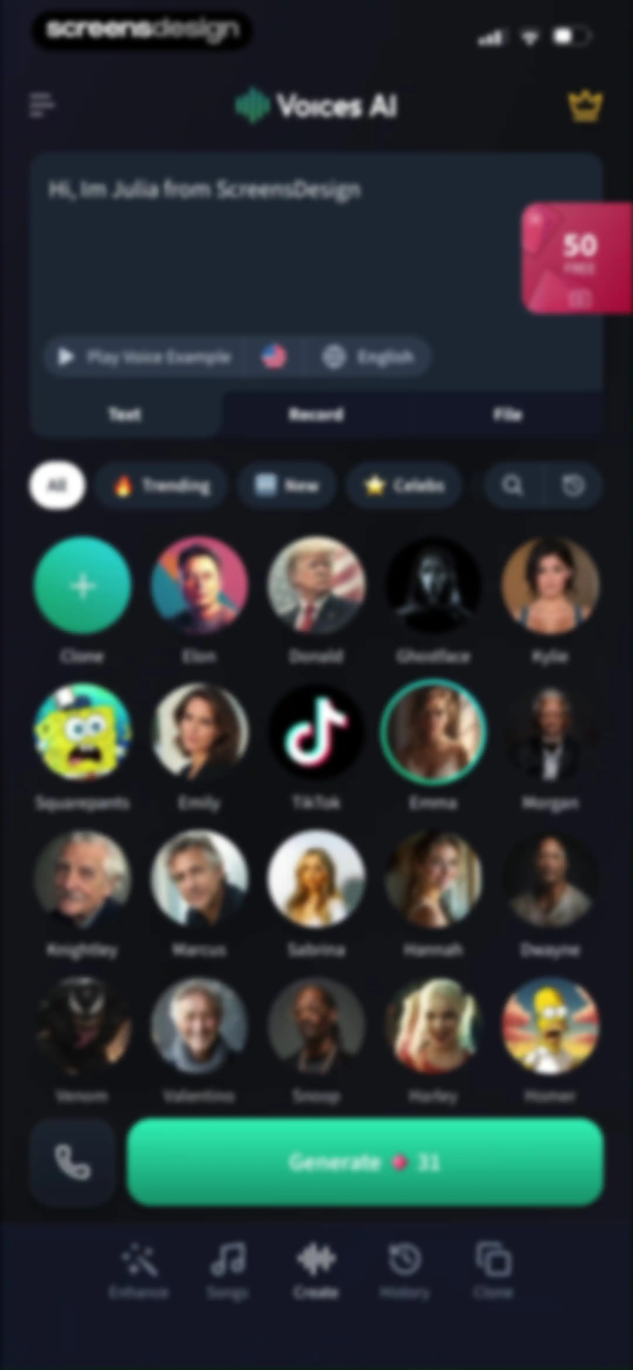 Voices AI: Change Your Voice screen 49