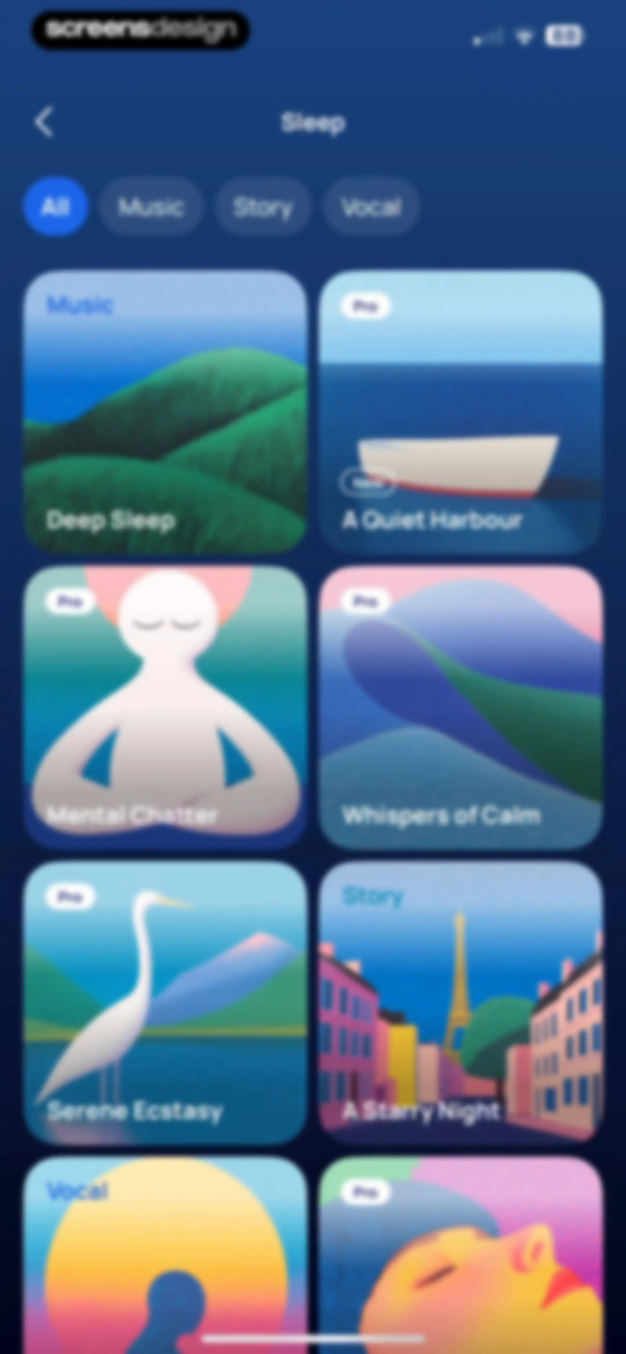 Ease - Body & Mental Health screen 100