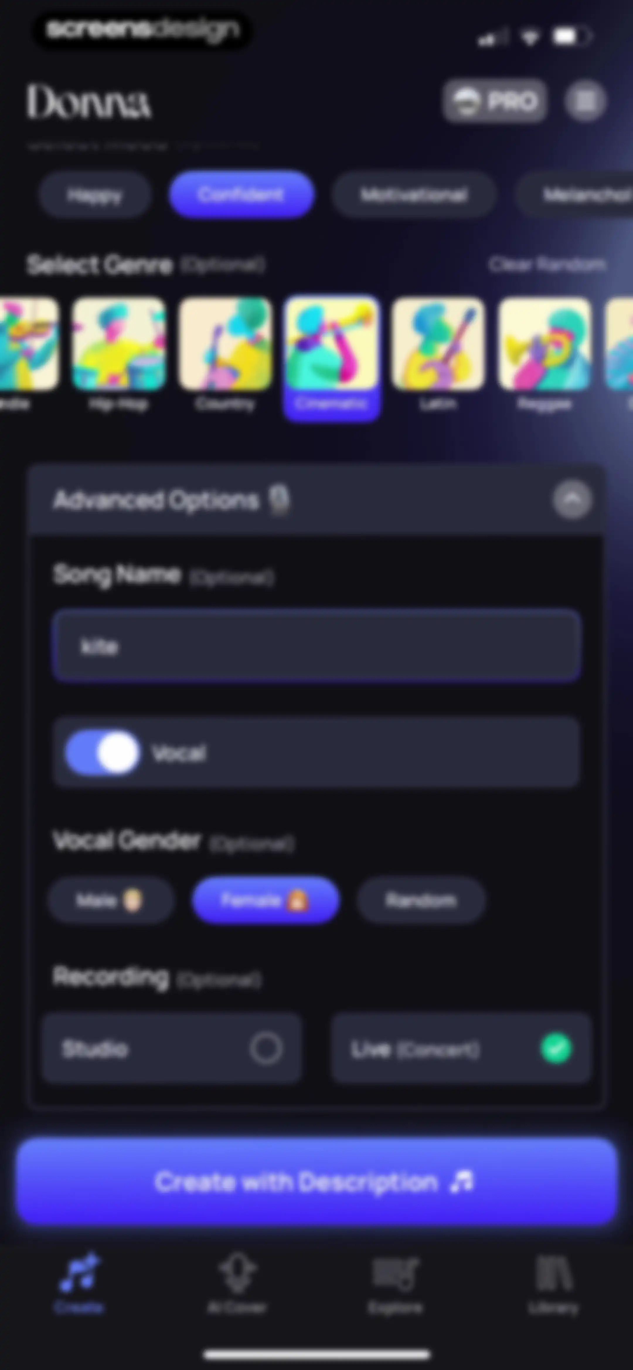 Donna AI Song & Music Maker screen 15