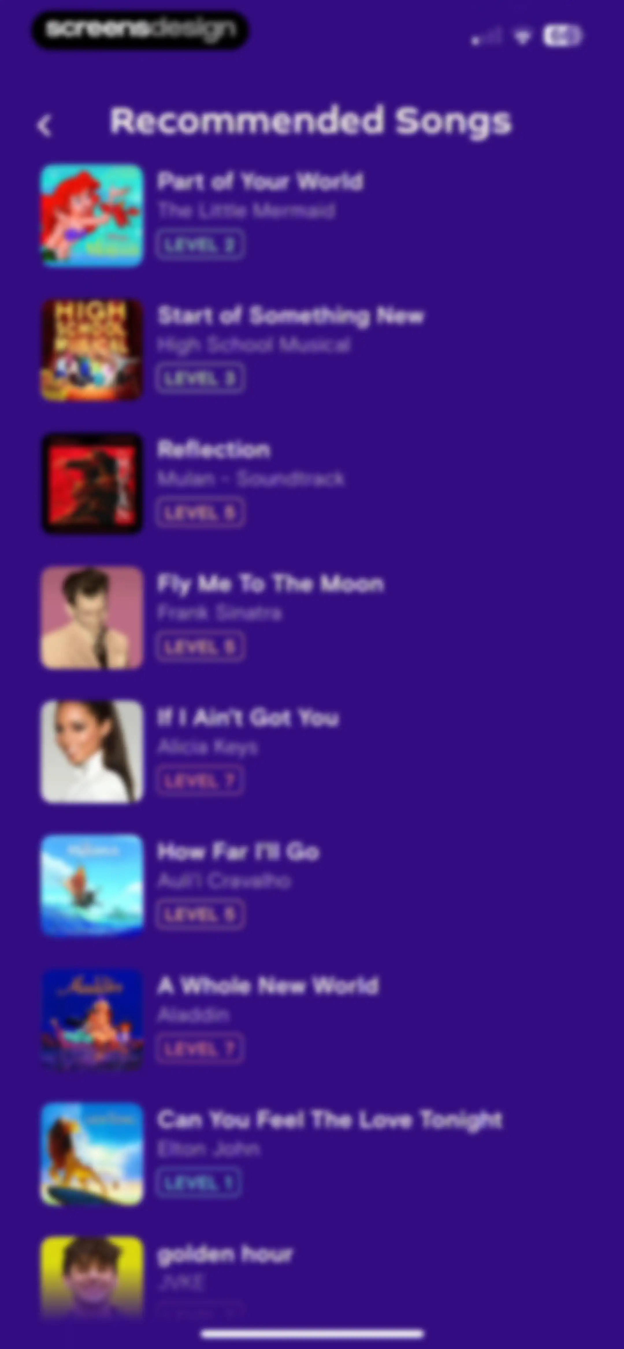 Simply Sing: My Singing App screen 101