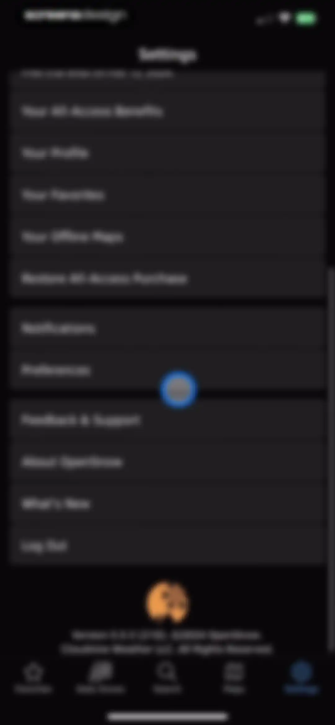 OpenSnow screen 61