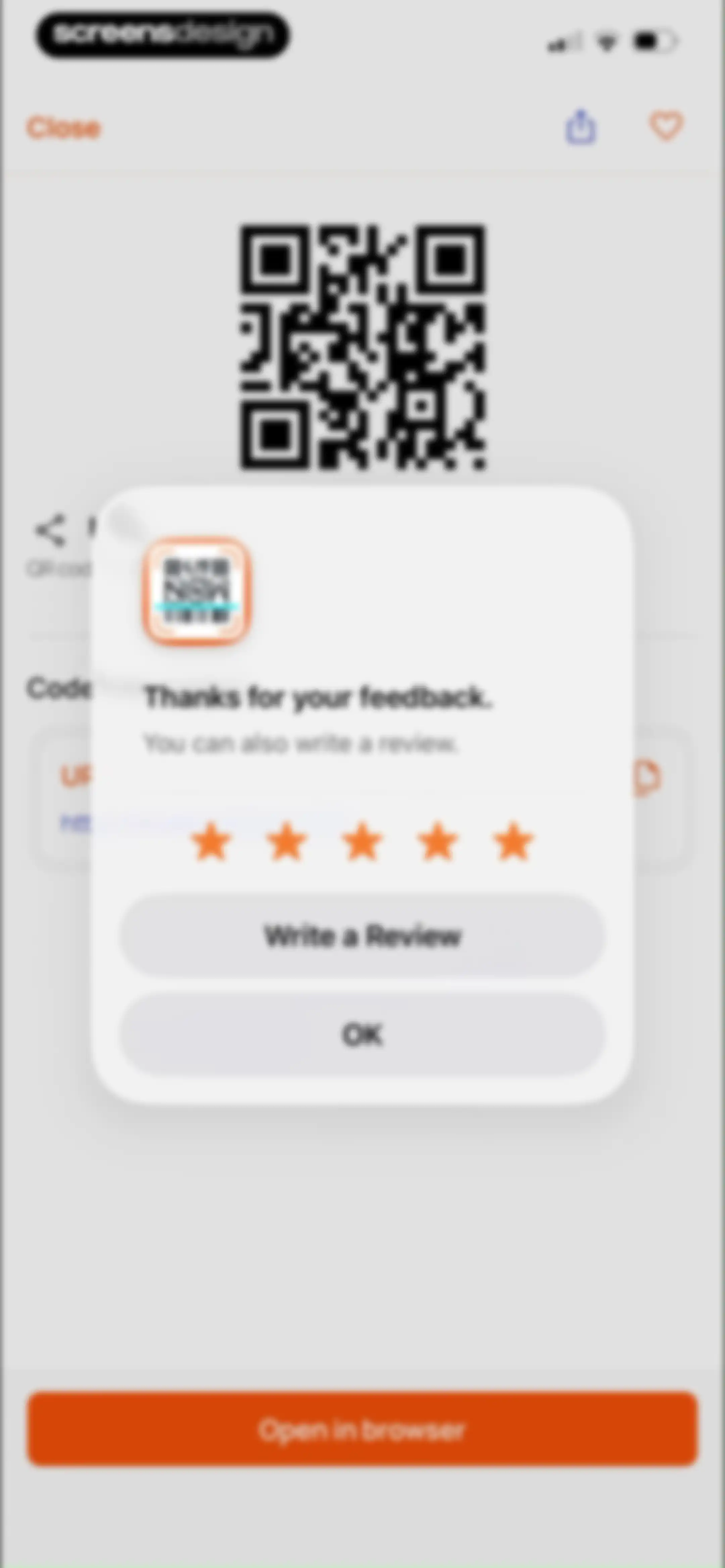 QR Code Reader＊Barcode Scanner screen 10