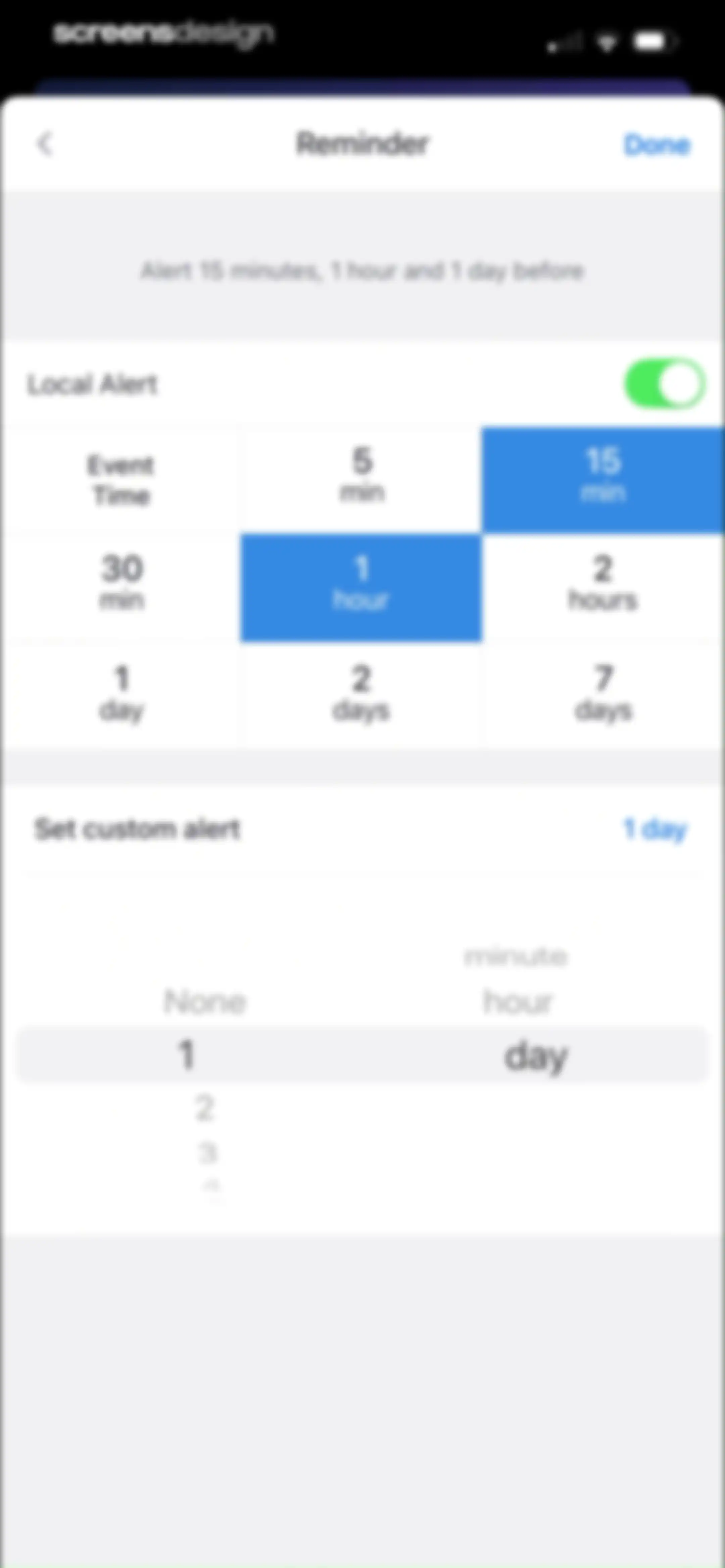 Calendars: Schedule Planner screen 23