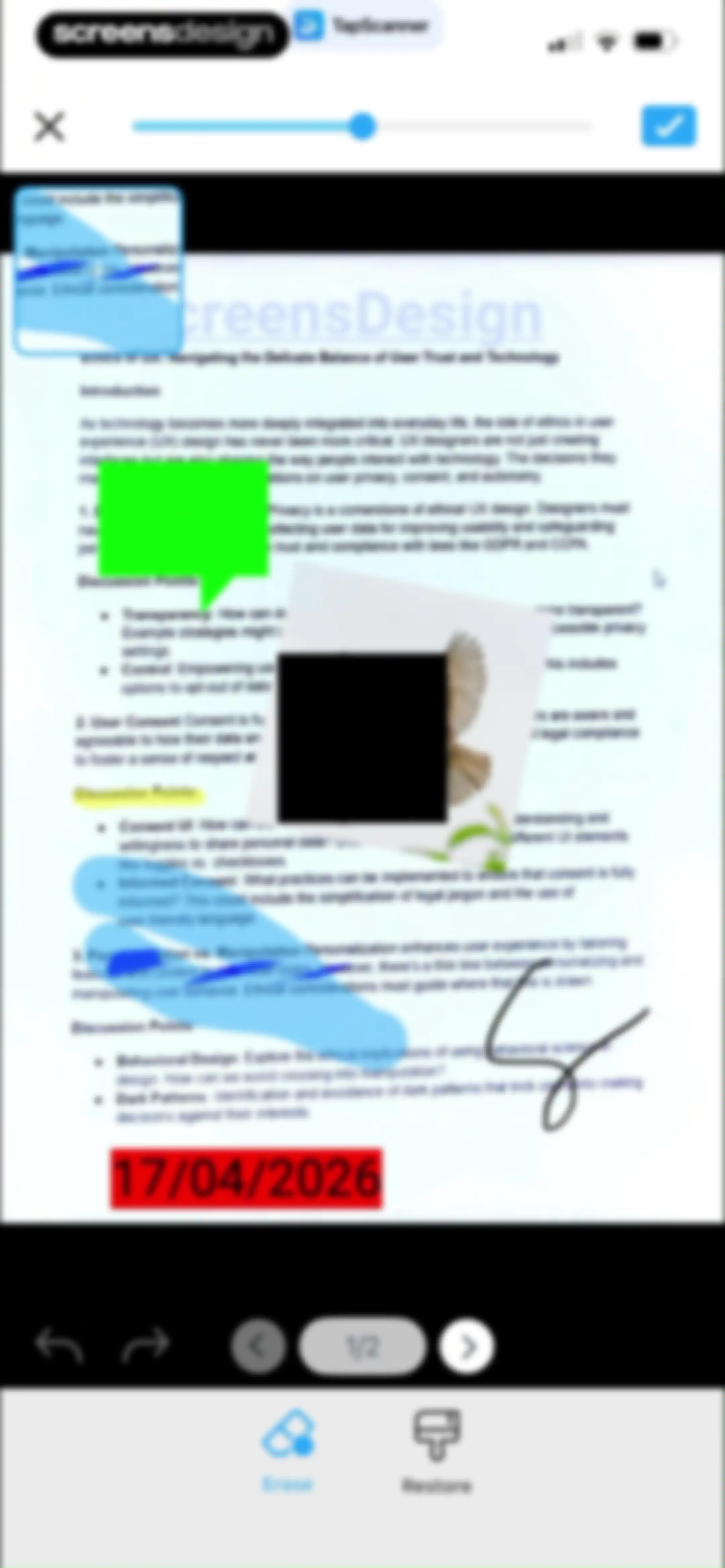 PDF Scanner App: TapScanner screen 53