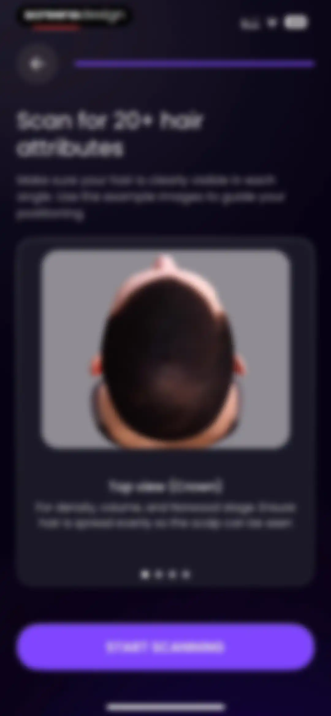 Hair Snap Health & Style Scan screen 13