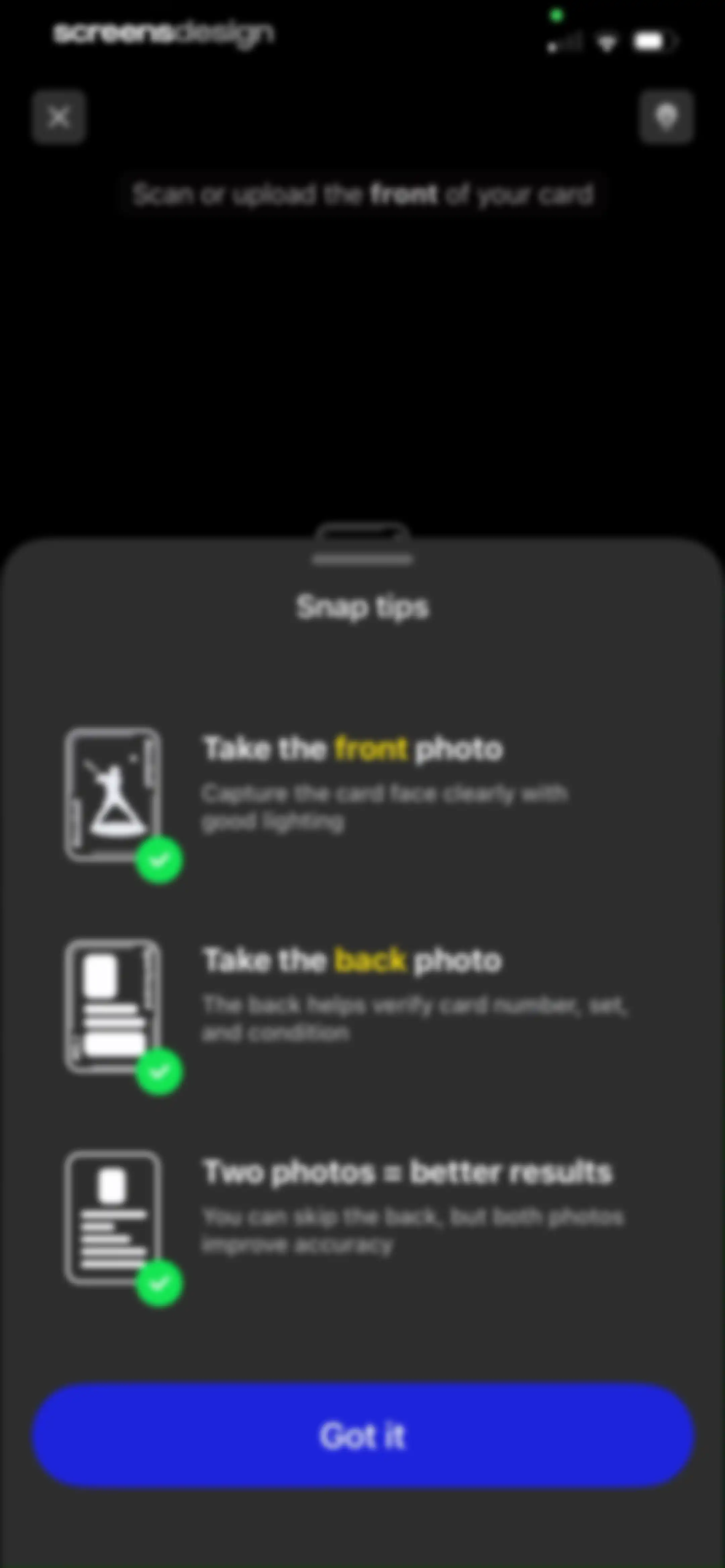 Sports Card Scanner: Spoly screen 16