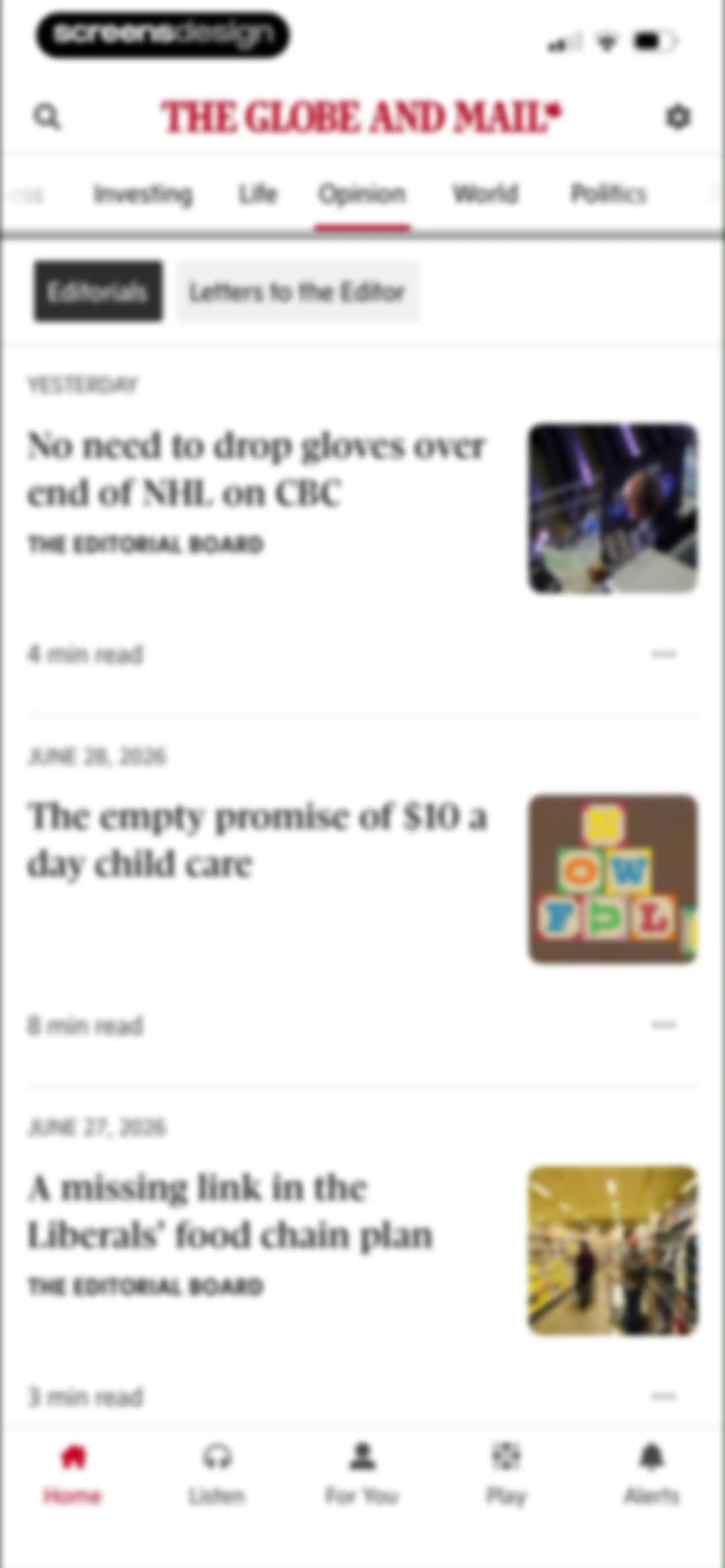 The Globe and Mail screen 56