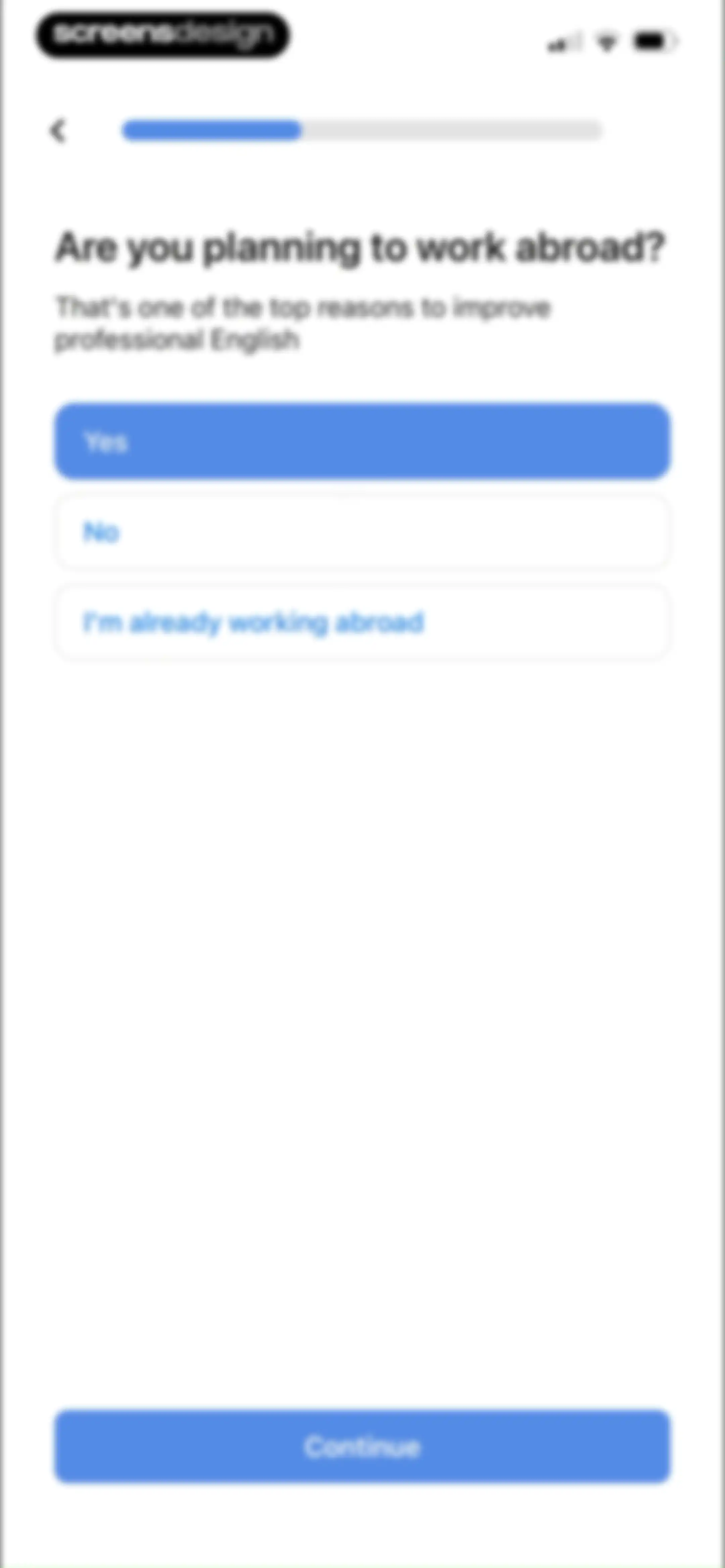 PeakTalk: Job-specific English screen 8