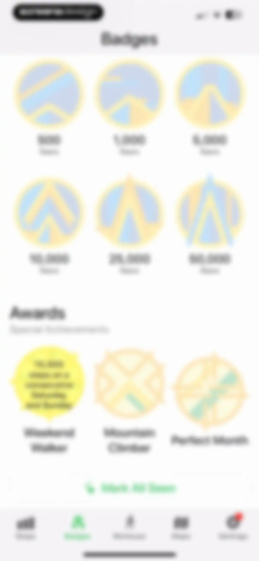 Pedometer++ screen 27