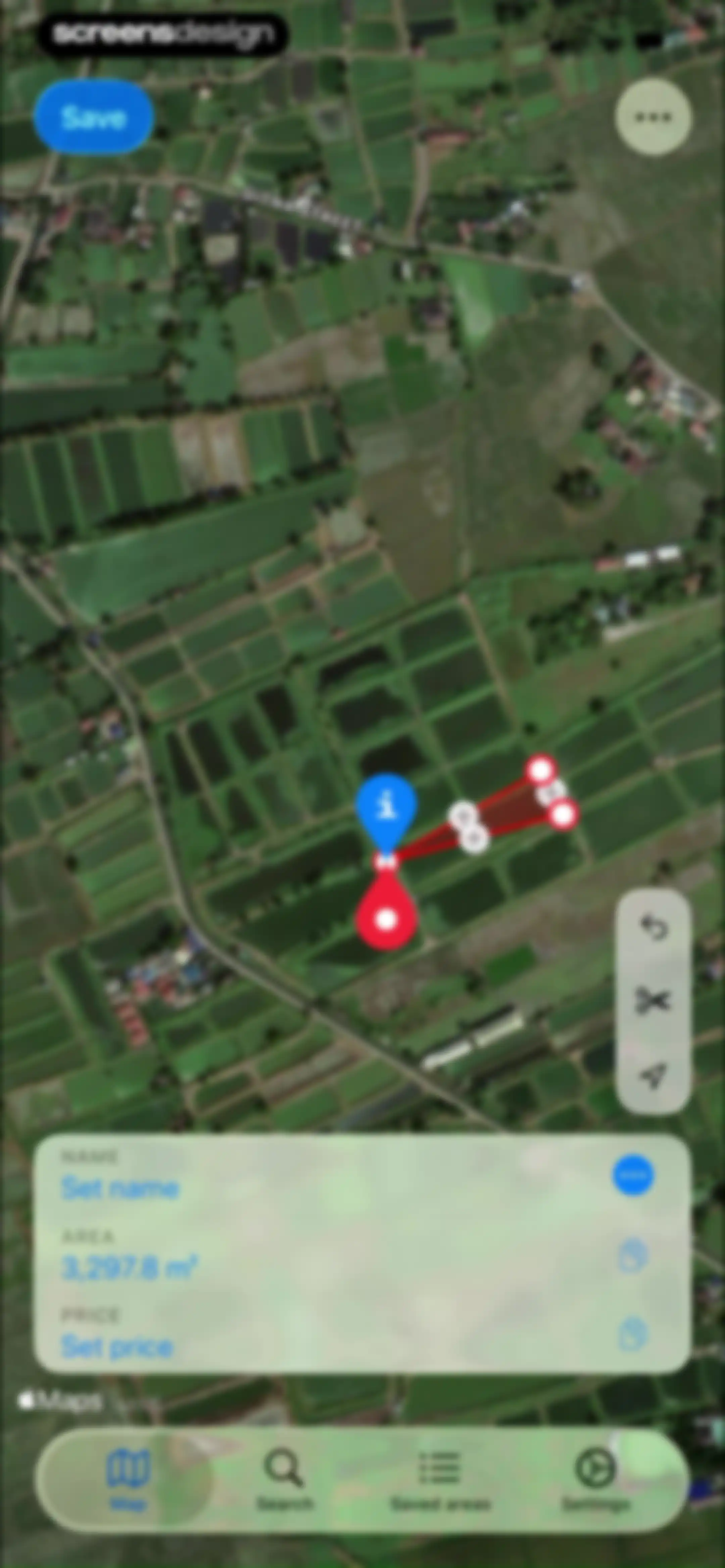 Map Area Calculator - Marea screen 32