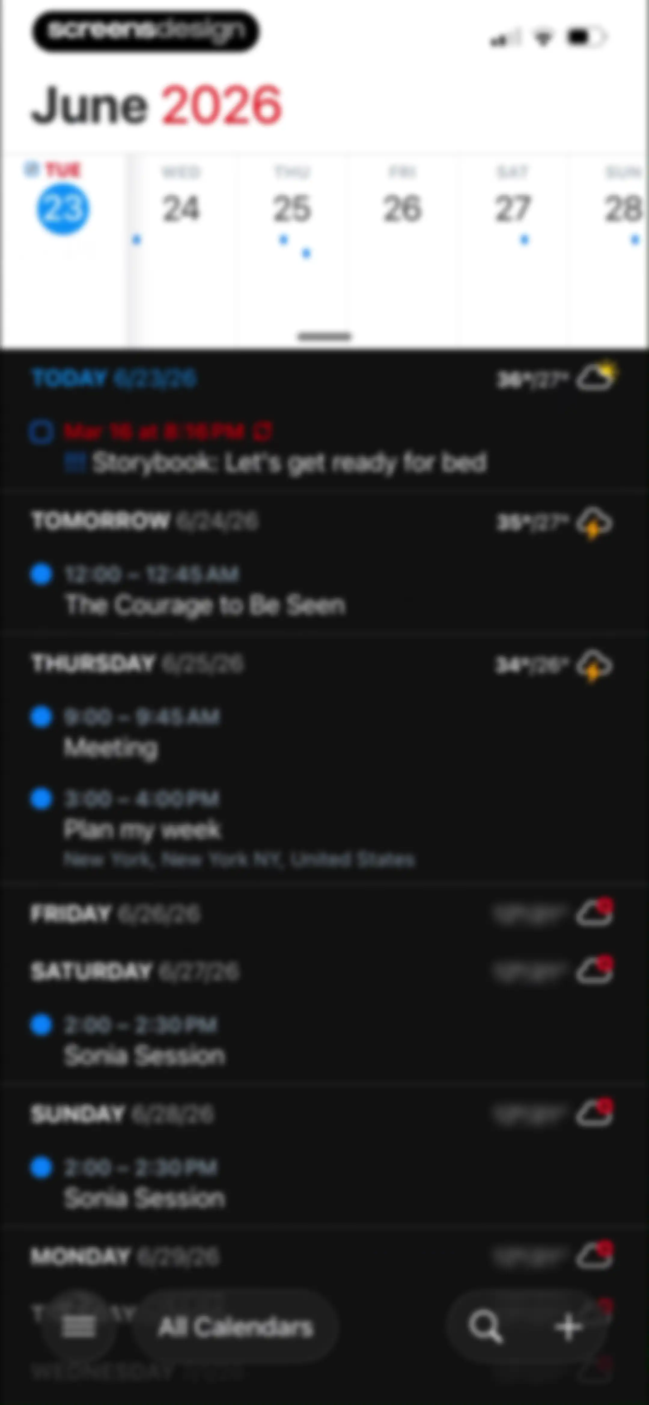Fantastical Calendar screen 29