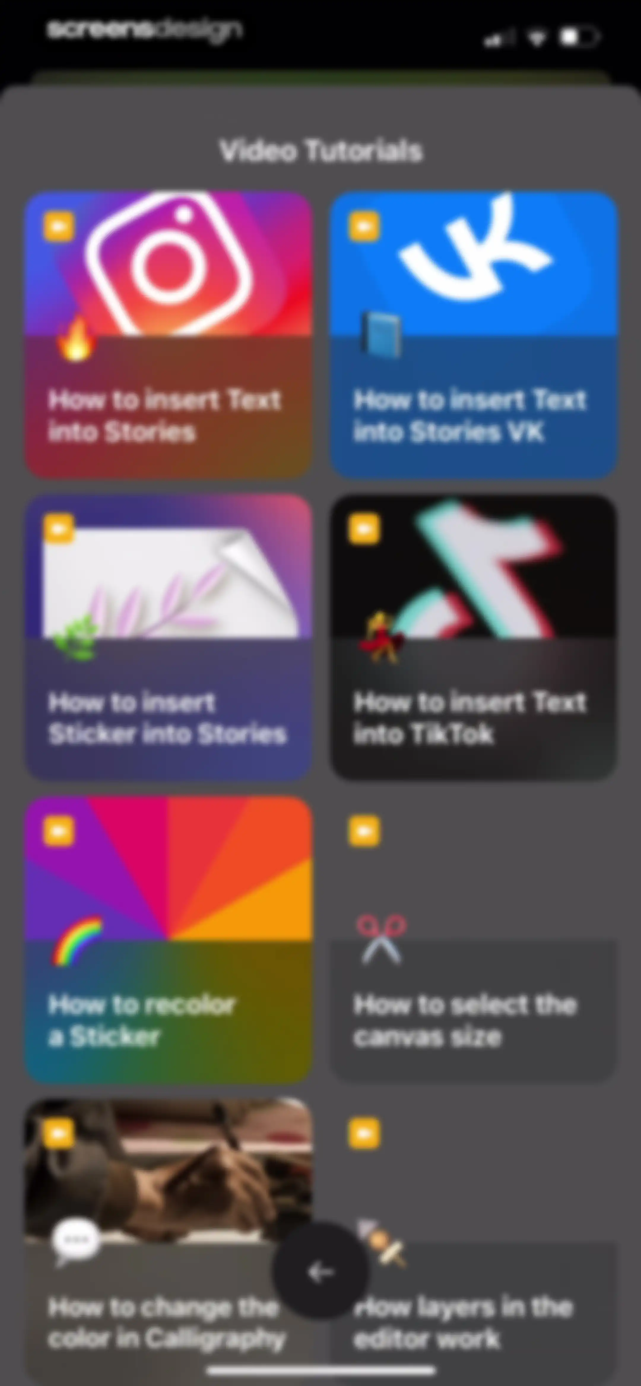 Leto: Font for Instagram Story screen 164