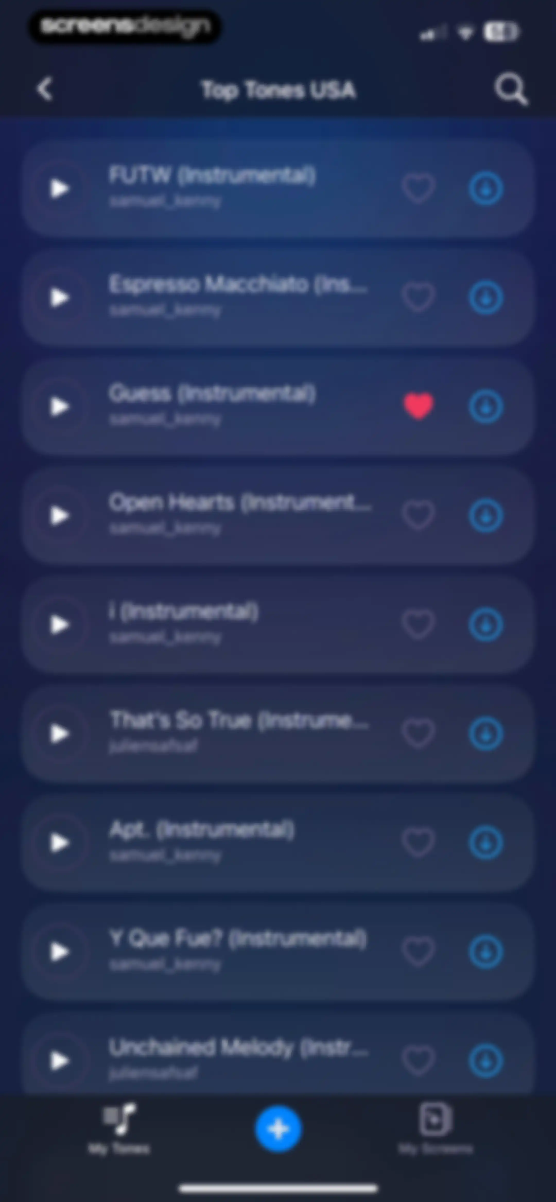 Ringtones for iphone: Ringtune screen 22