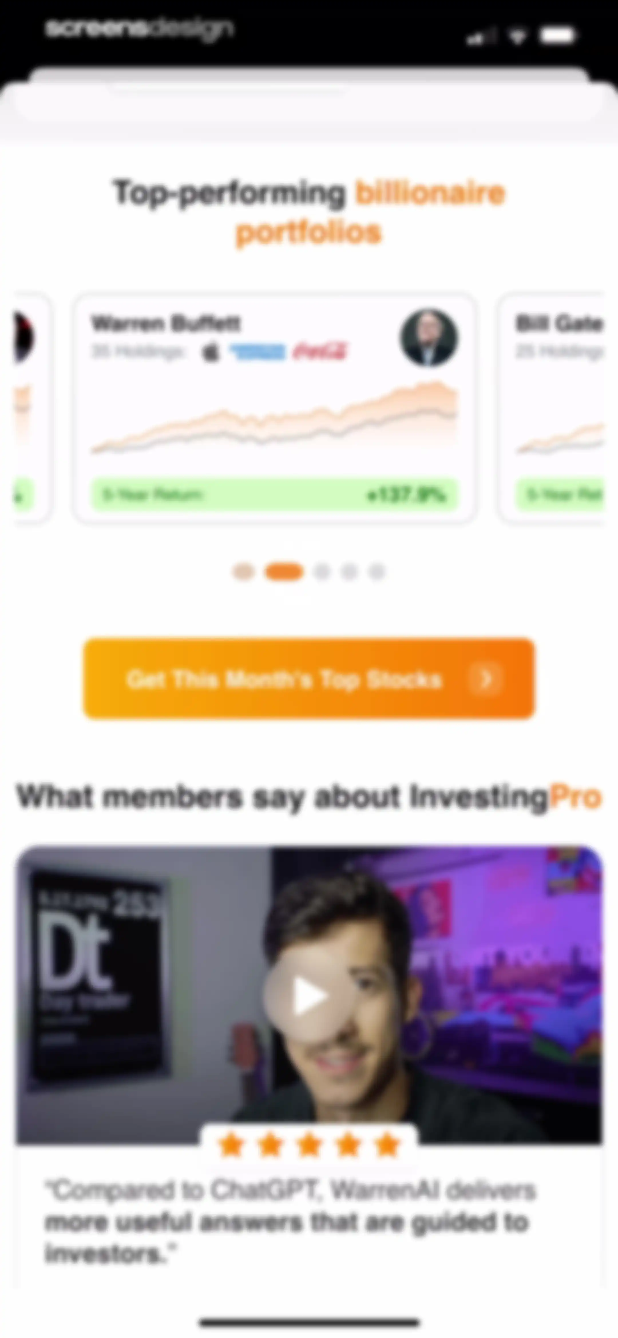 Investing.com: Stock Market screen 88