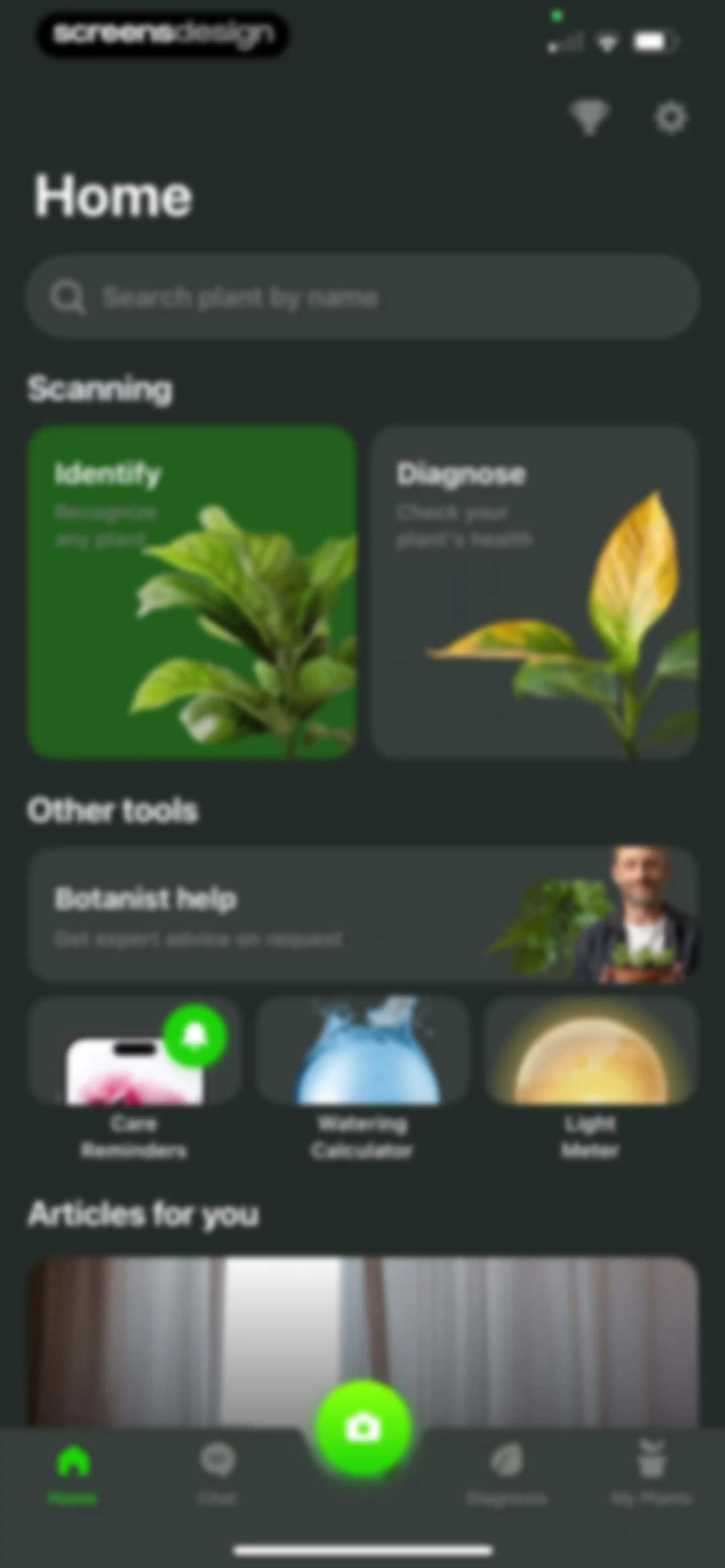 Plant Identifier & Care App screen 74