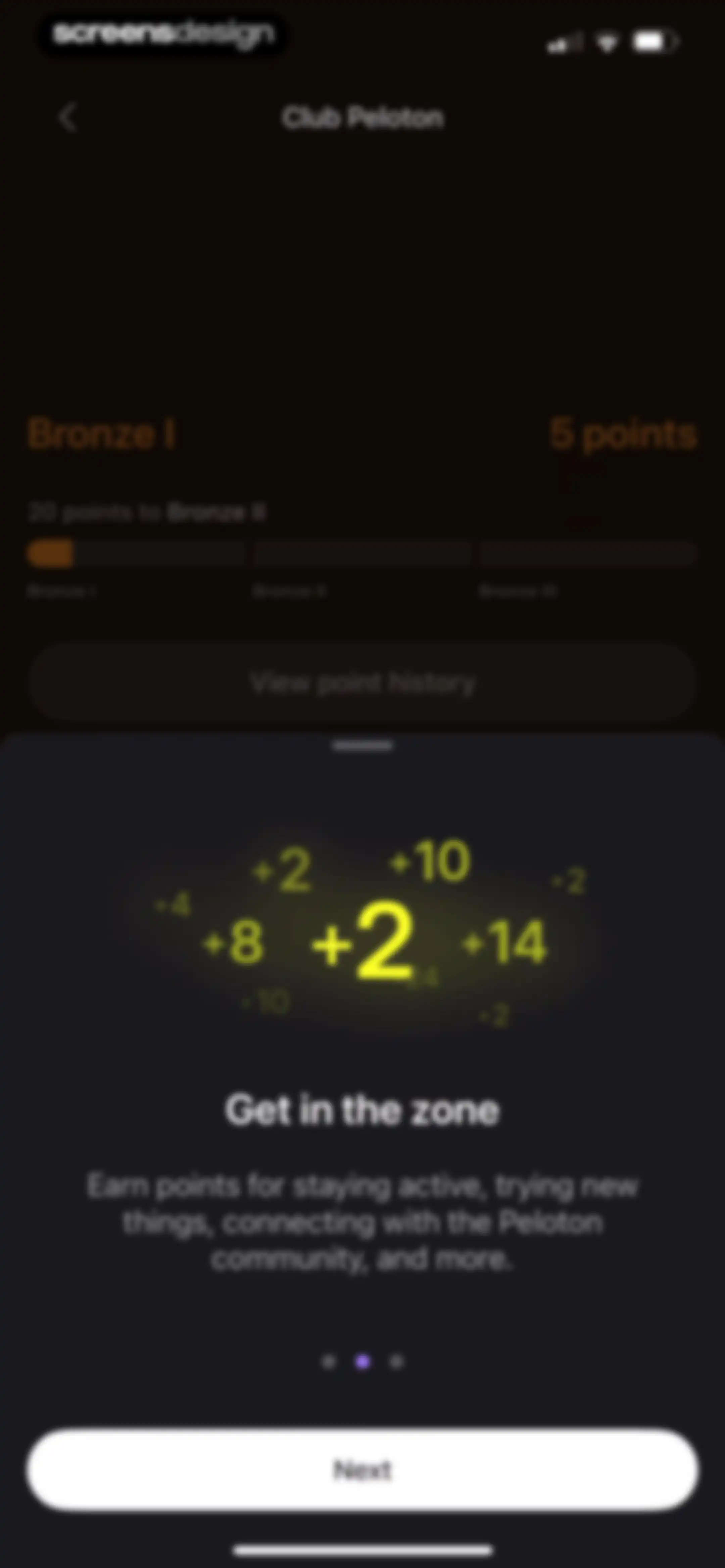 Peloton: Fitness & Workouts screen 61