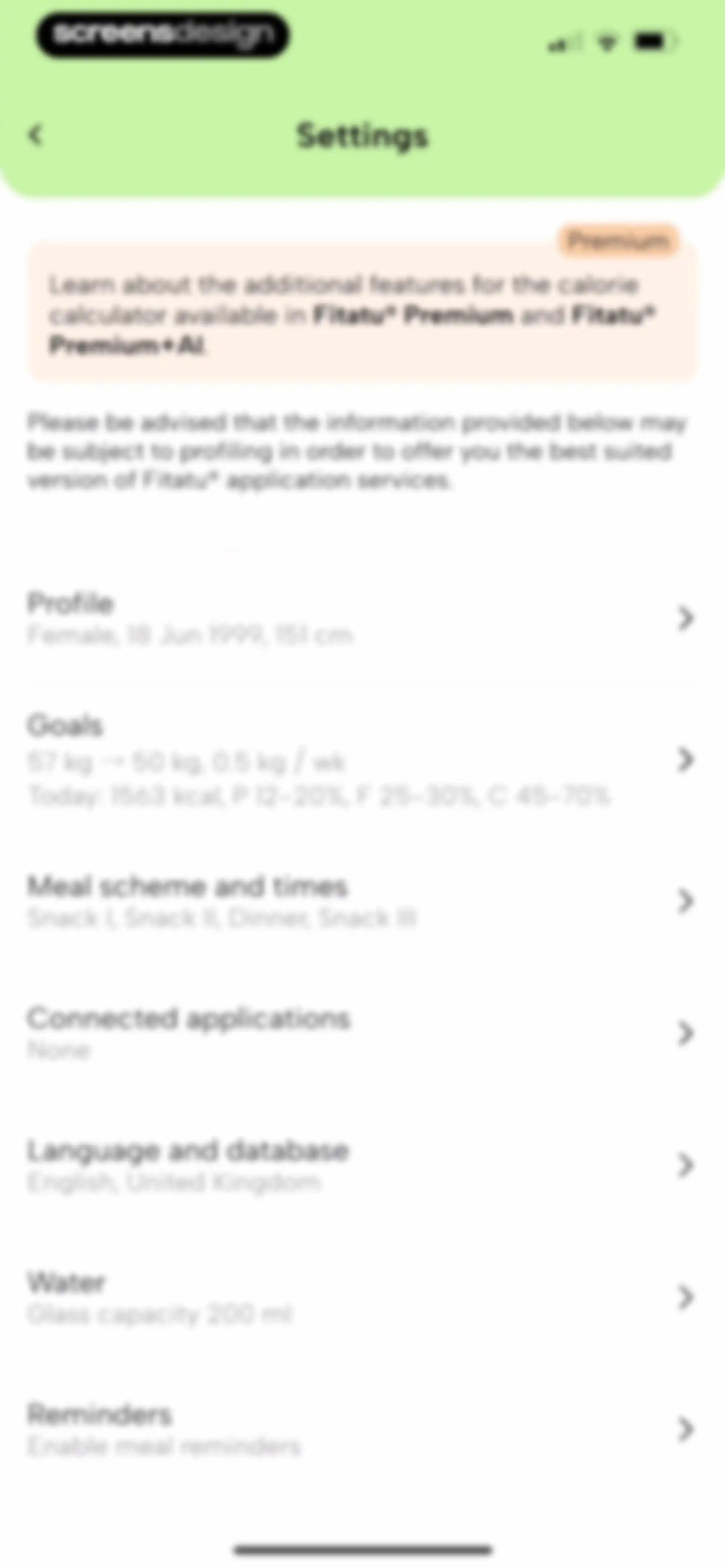 Fitatu AI Calorie Counter screen 138