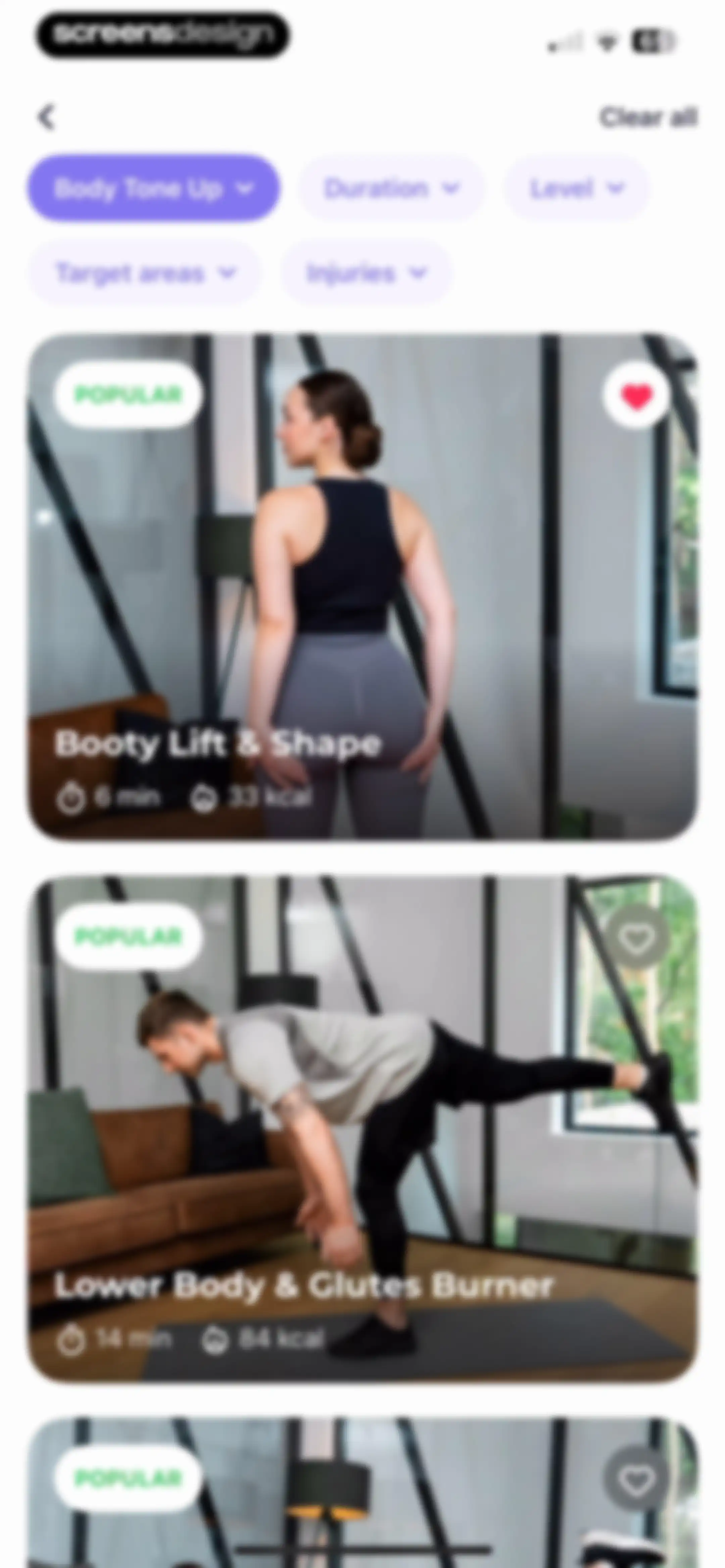 FitMe - Lazy Workout at Home screen 98