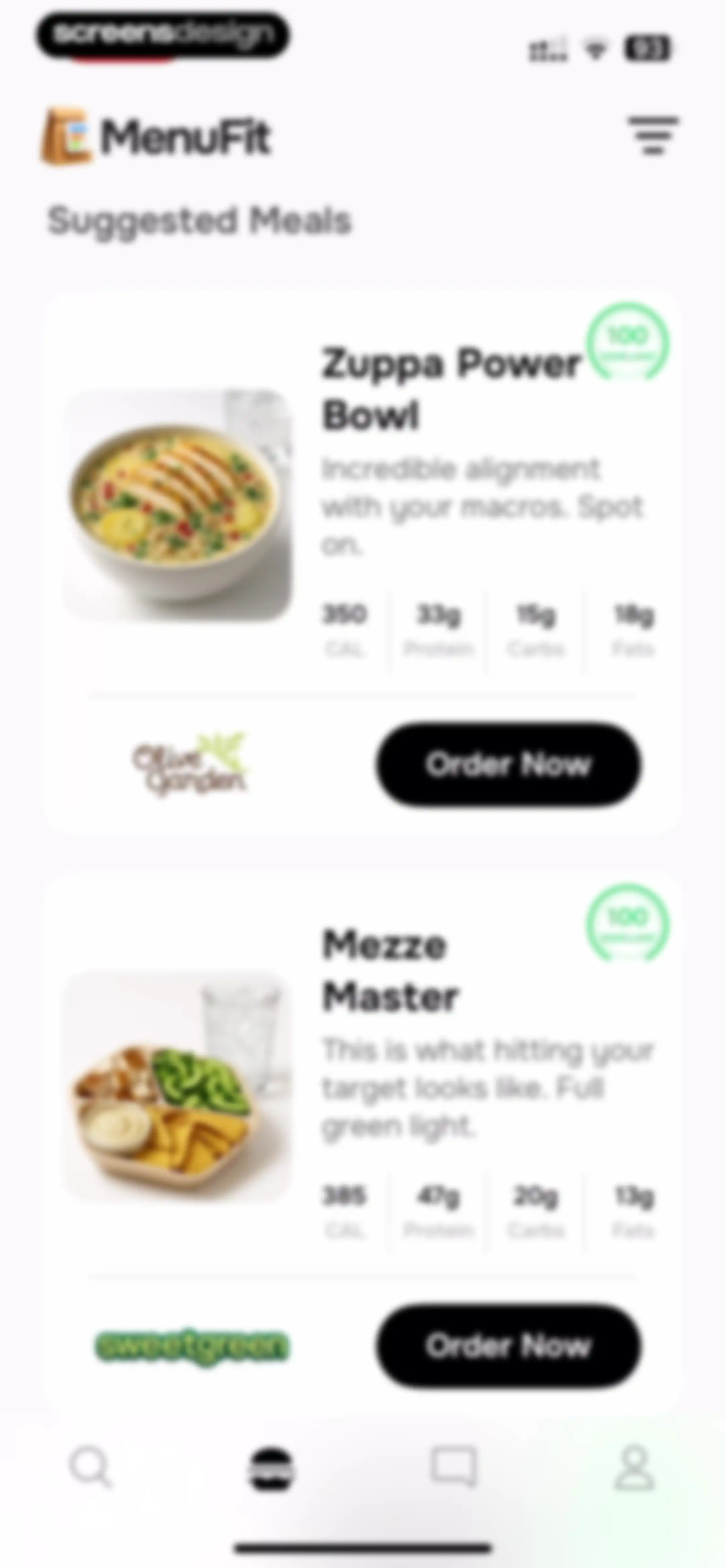 MenuFit - Healthy Eating Out screen 74