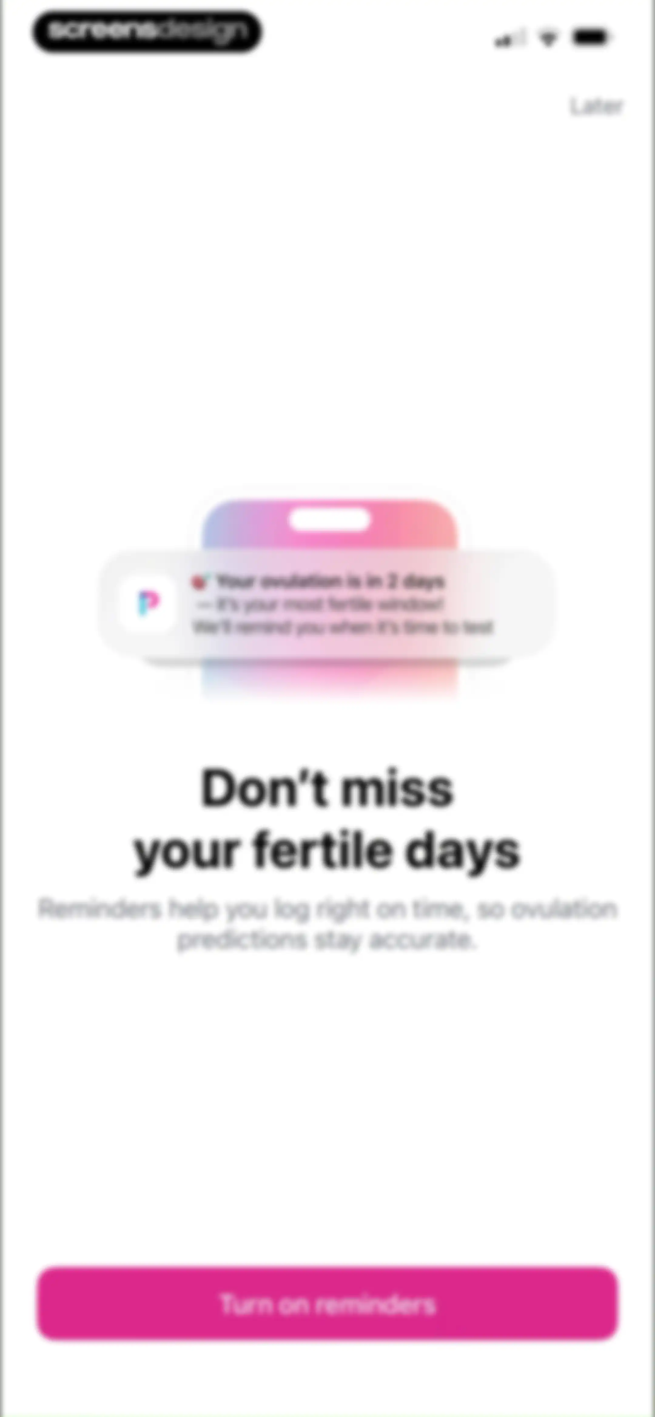 Pregmate Ovulation Tracker screen 30