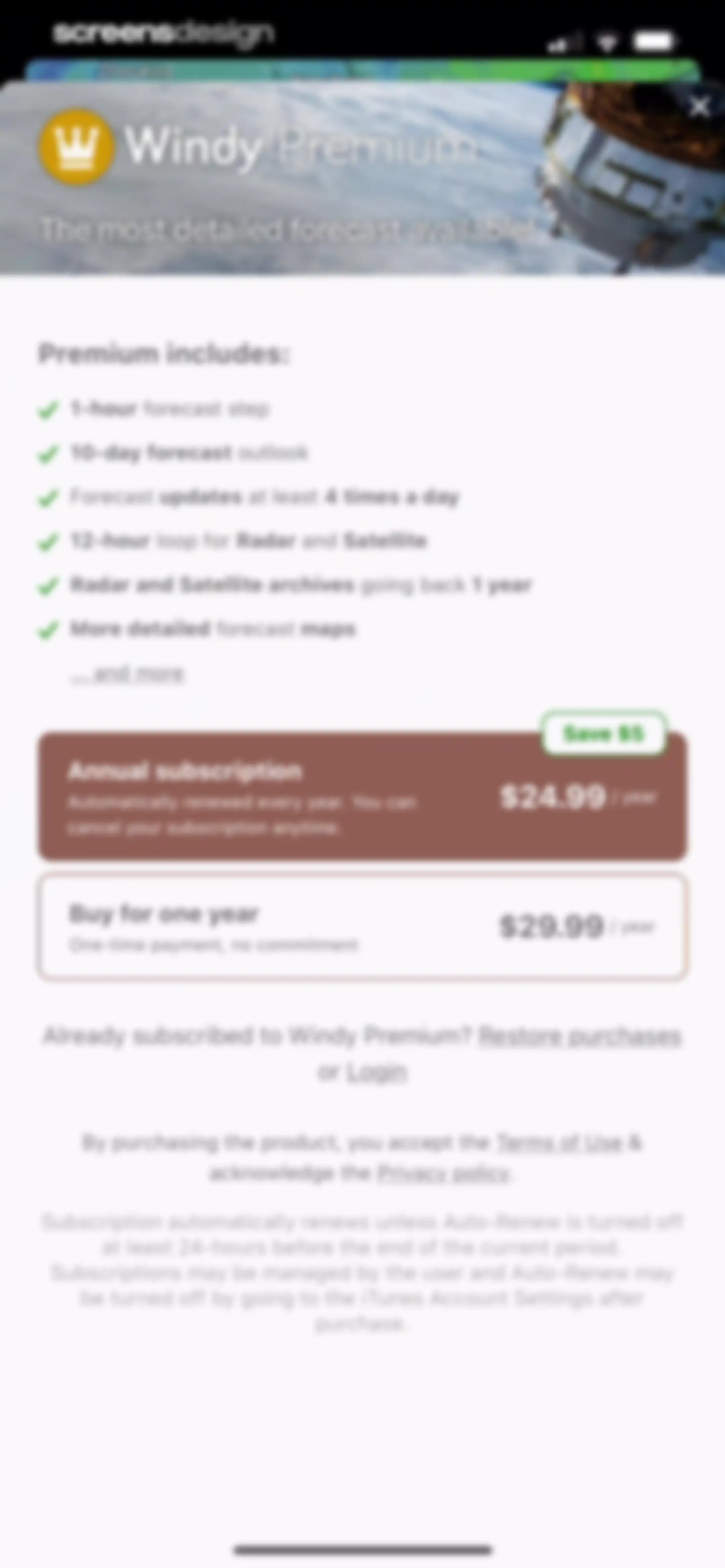 Windy.com screen 7
