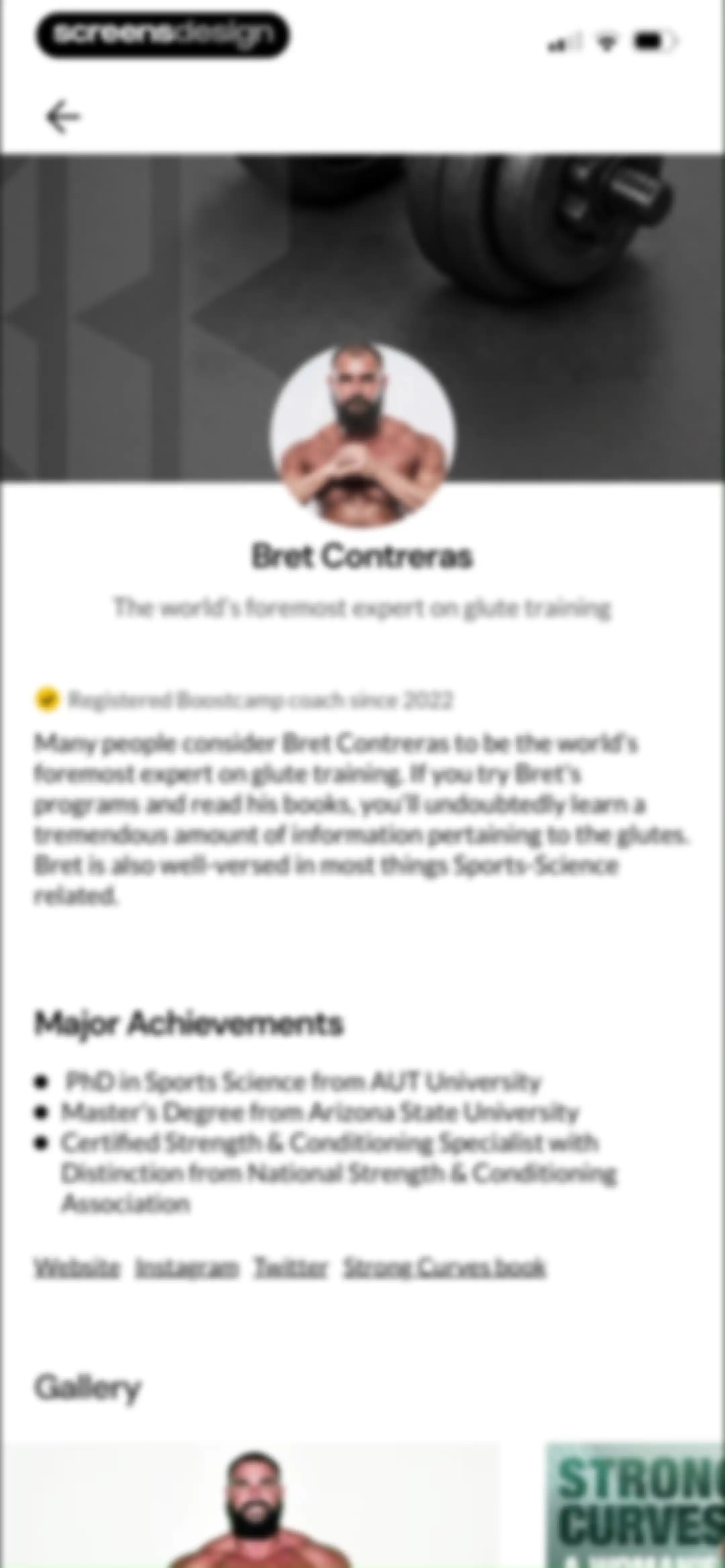 Boostcamp: Workout Programs screen 105