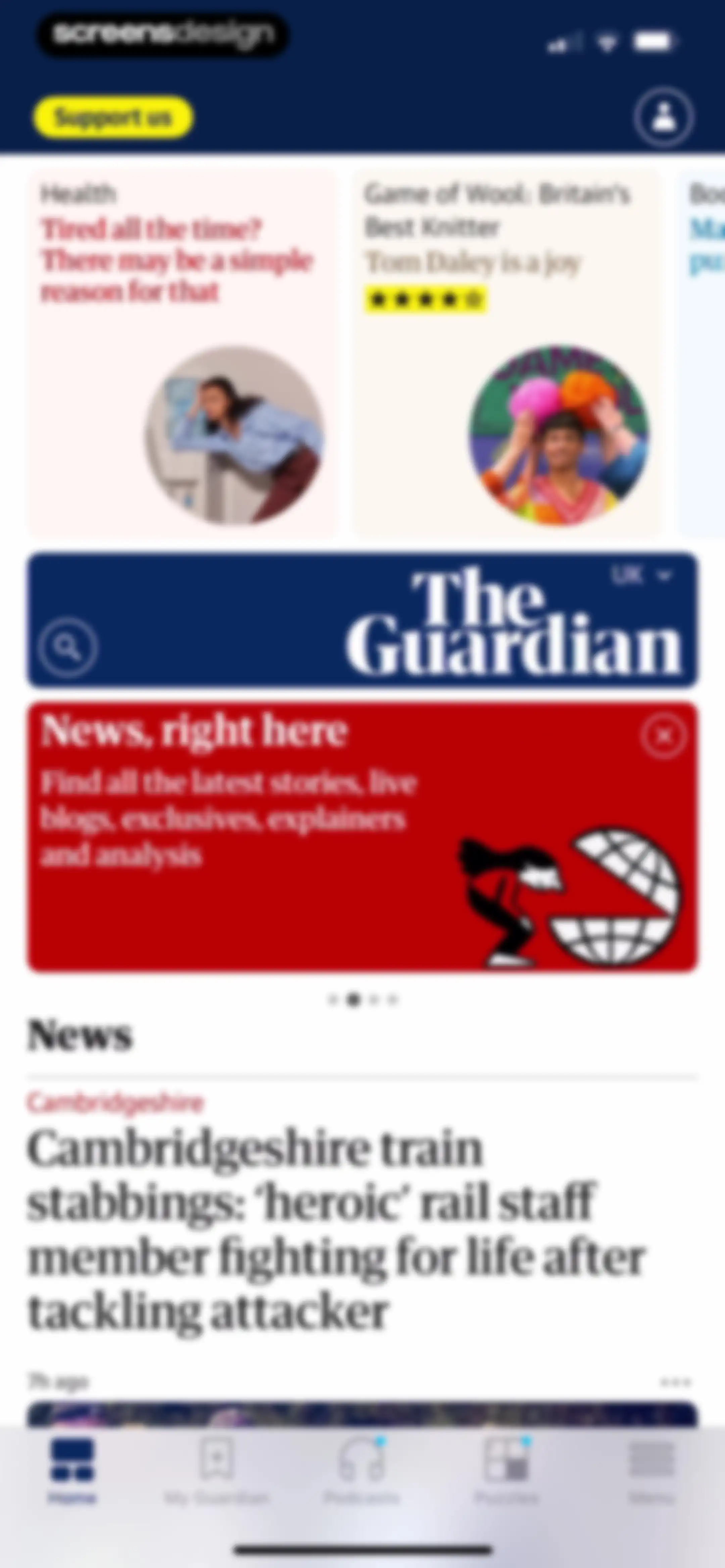The Guardian - US & World News screen 30