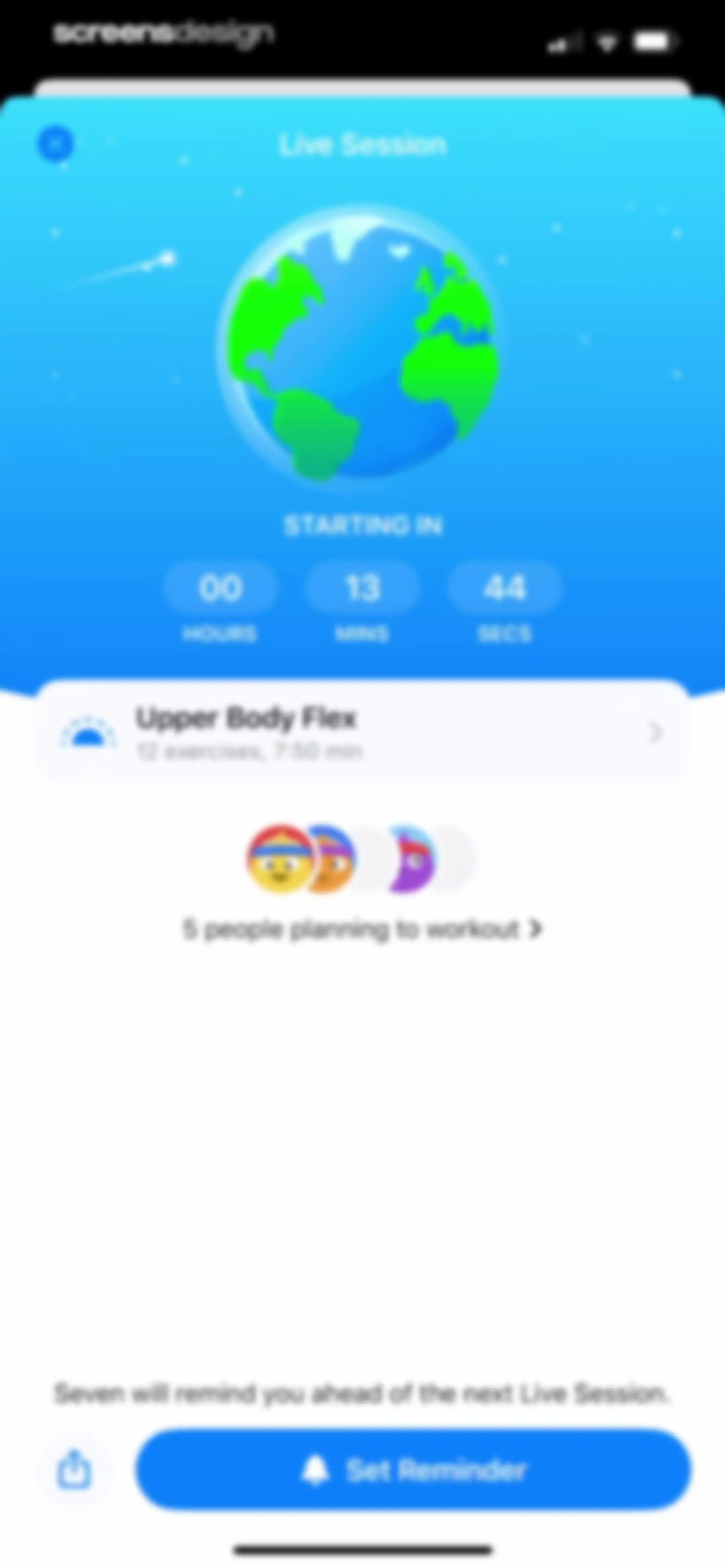 Seven: 7 Minute Workout screen 86