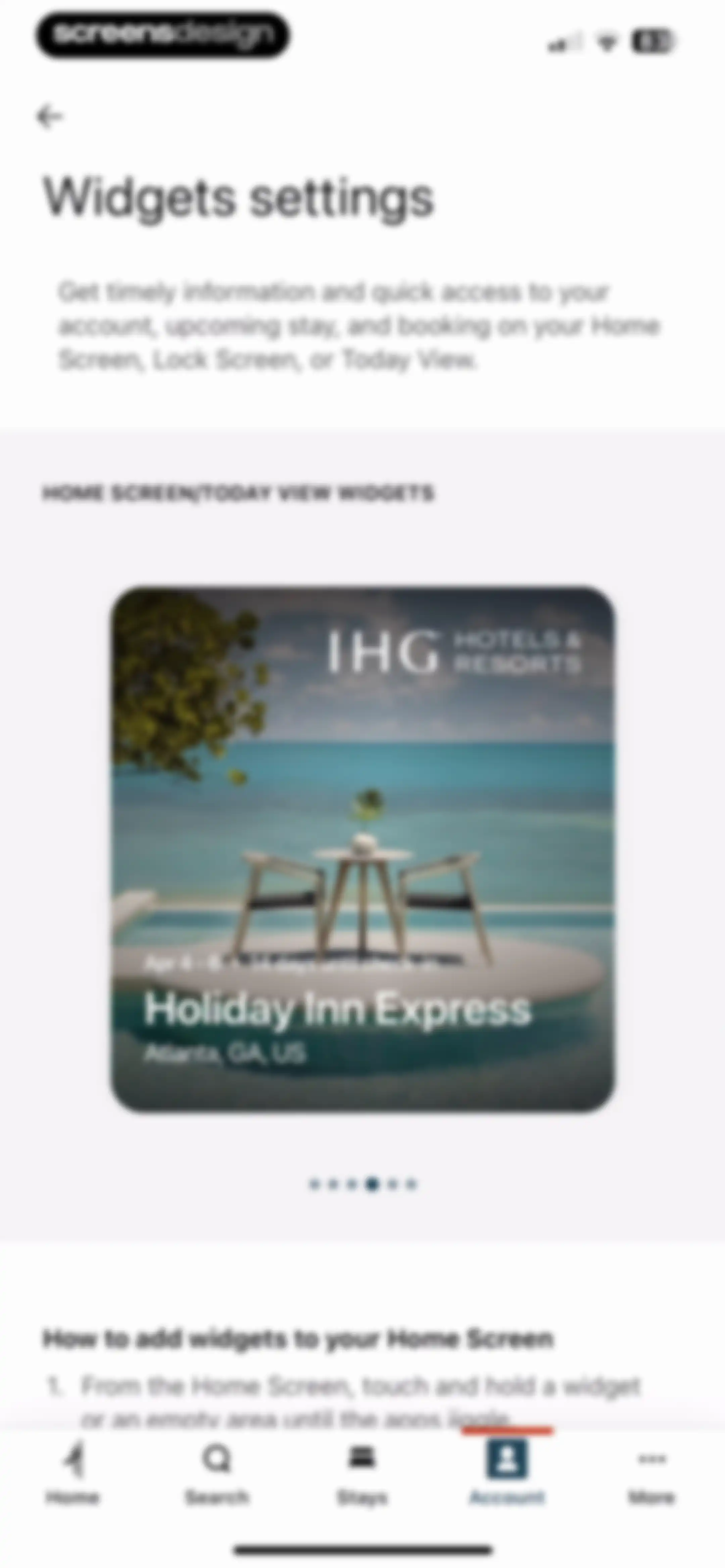 IHG One Rewards: Book Hotels screen 175