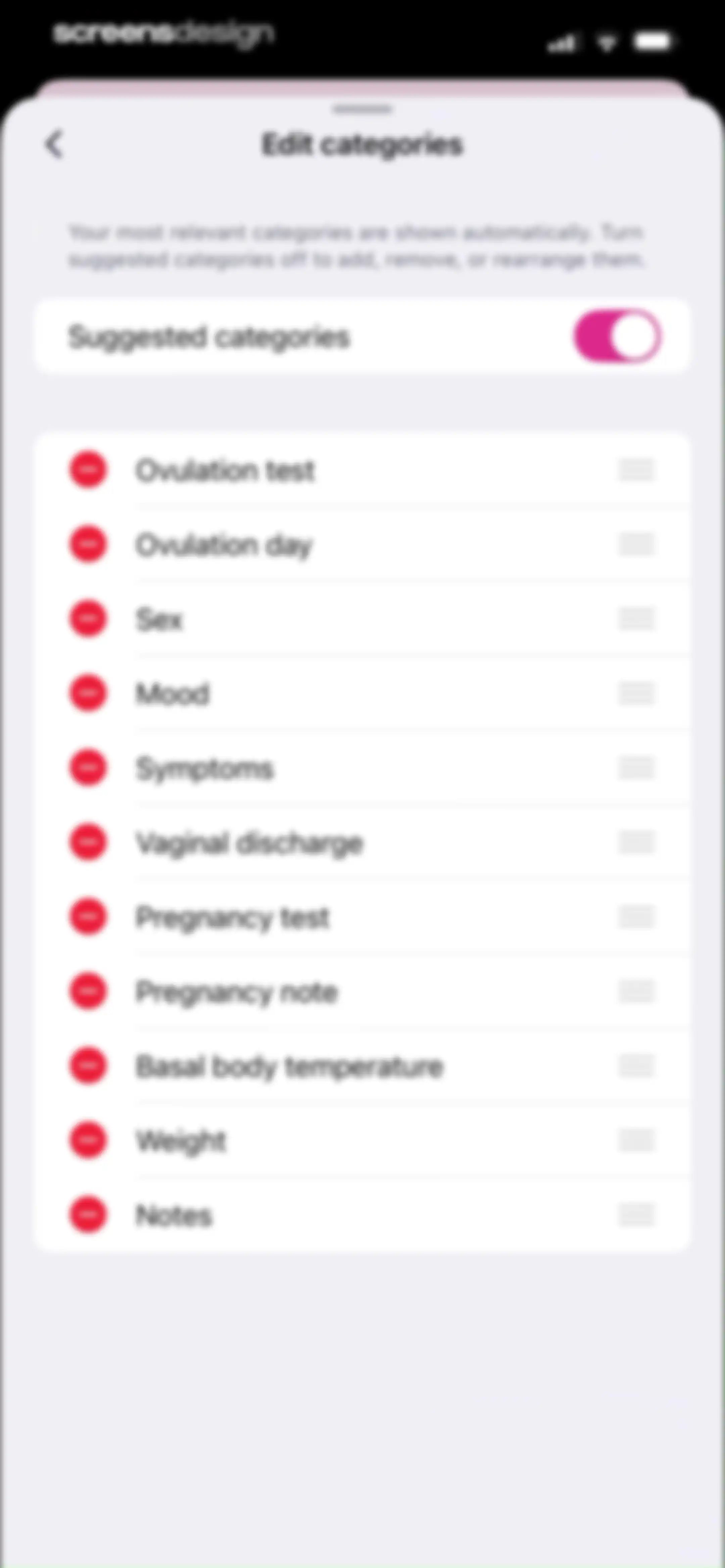 Pregmate Ovulation Tracker screen 68