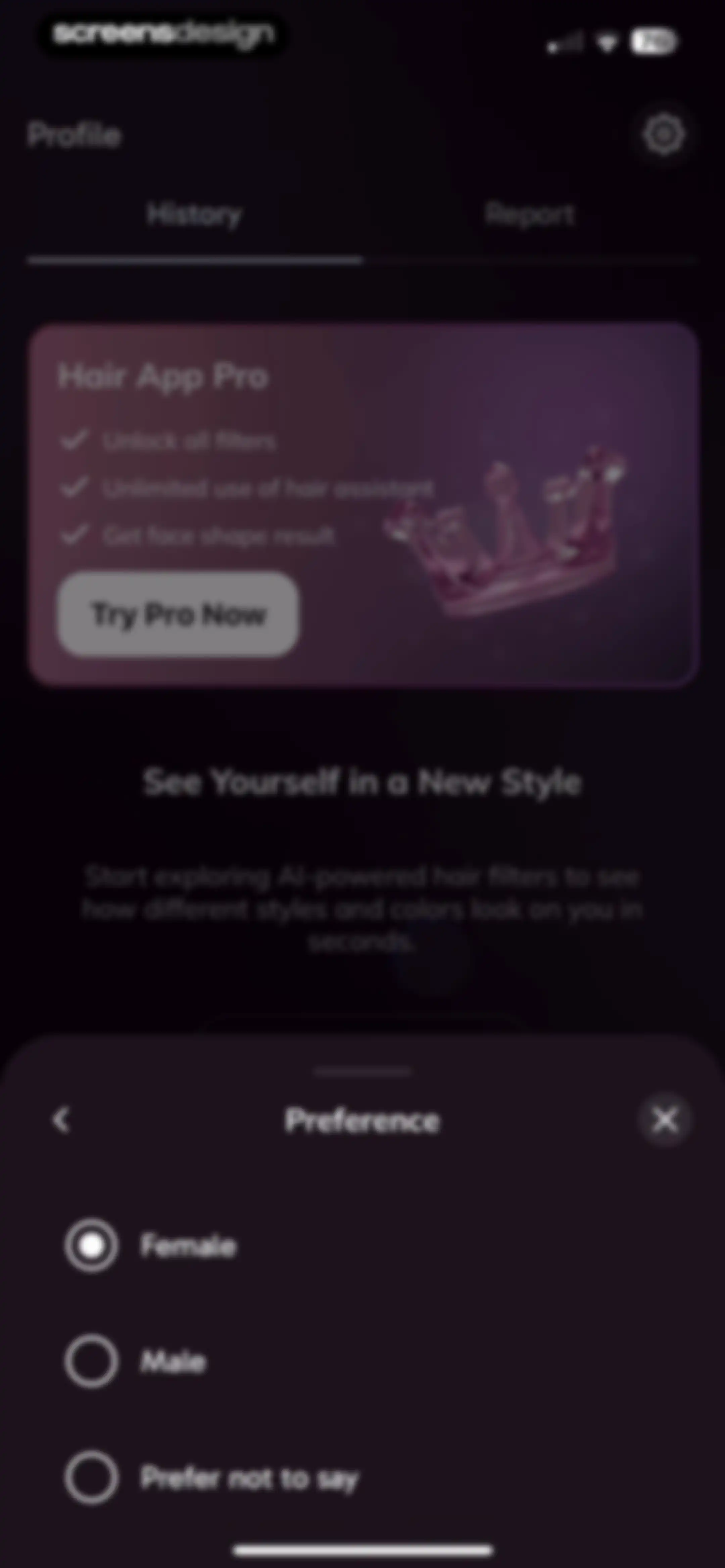 HairApp: AI Hairstyle Try On screen 44