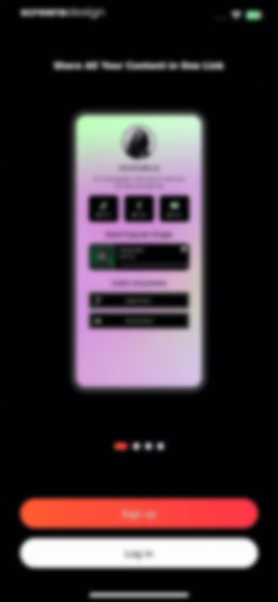 Linkbio - Link in Bio Builder screen 2