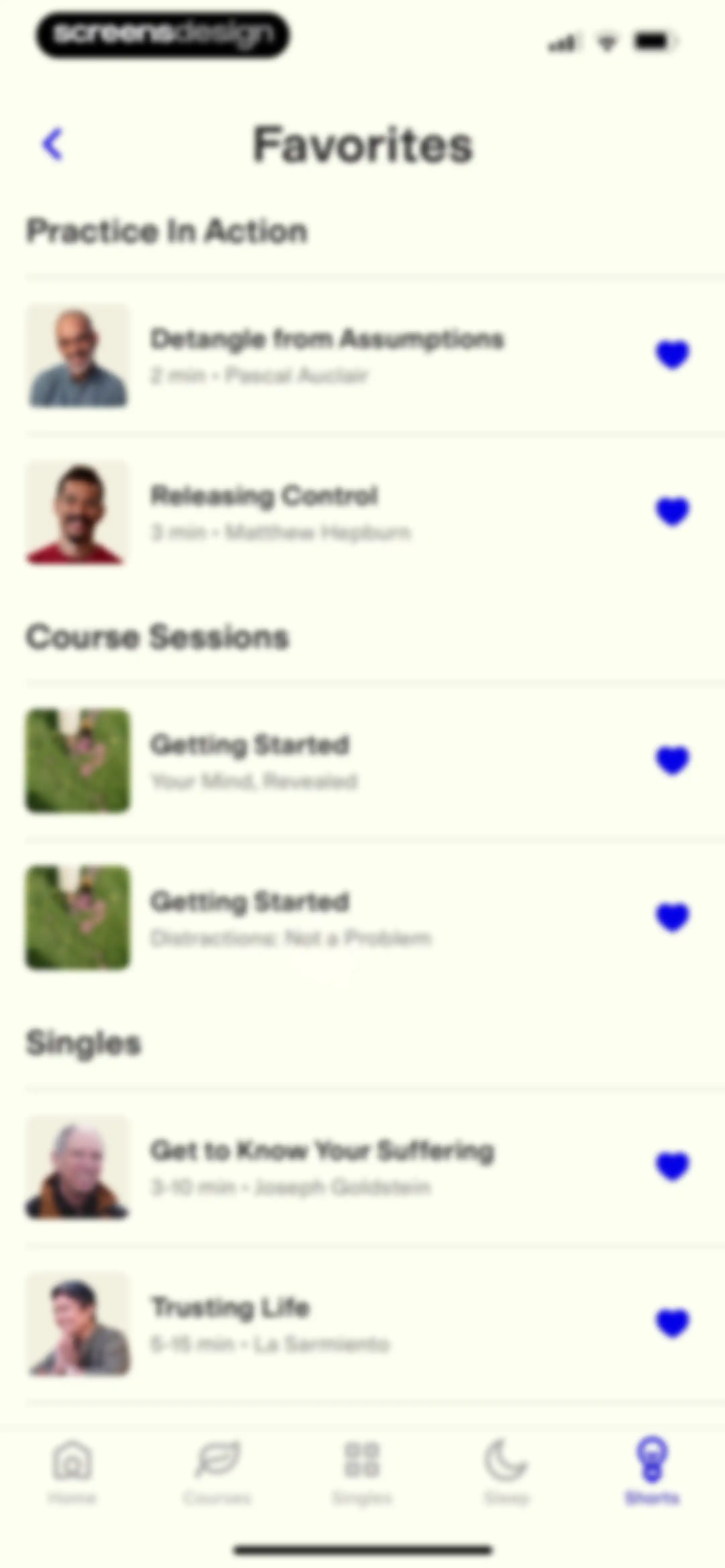 Happier Meditation screen 118