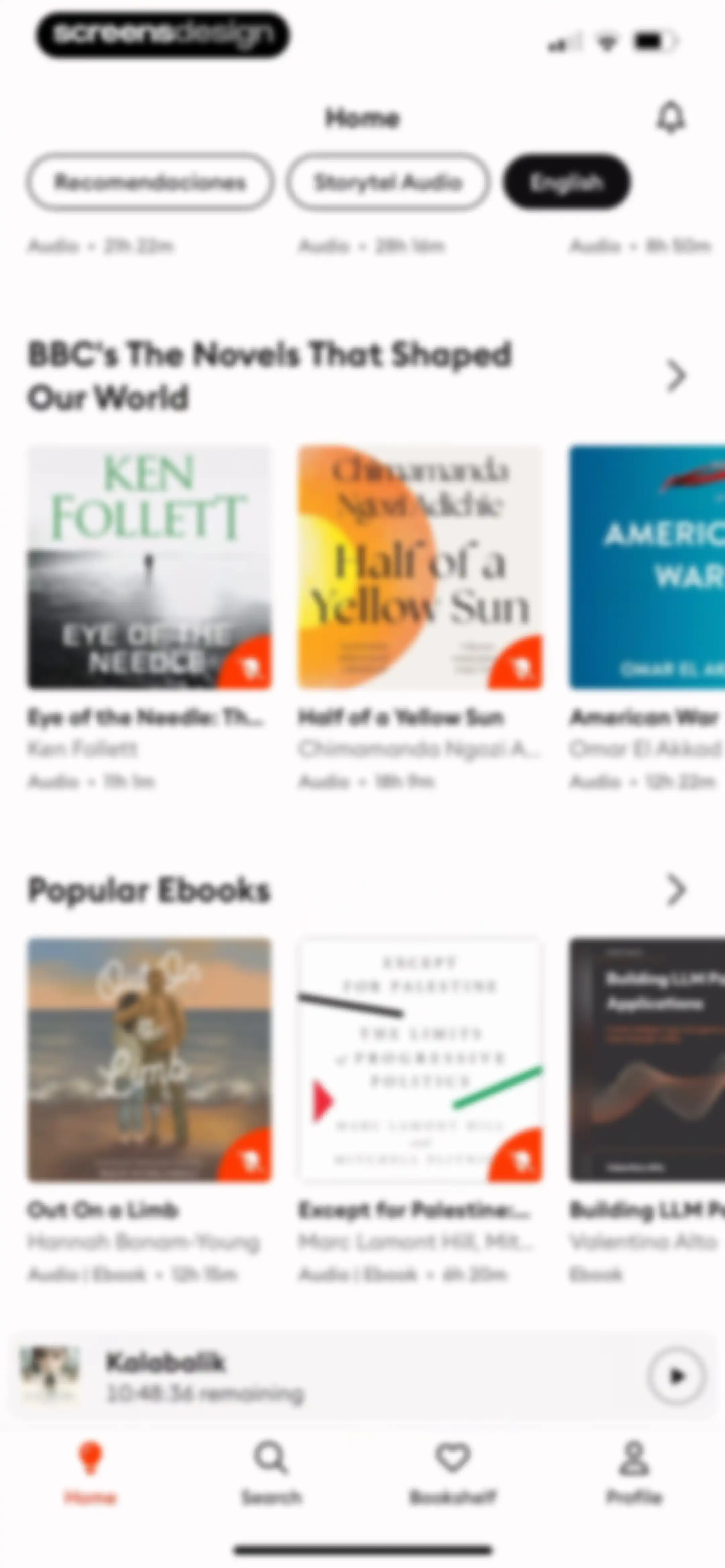 Storytel - Audiobooks Library screen 66