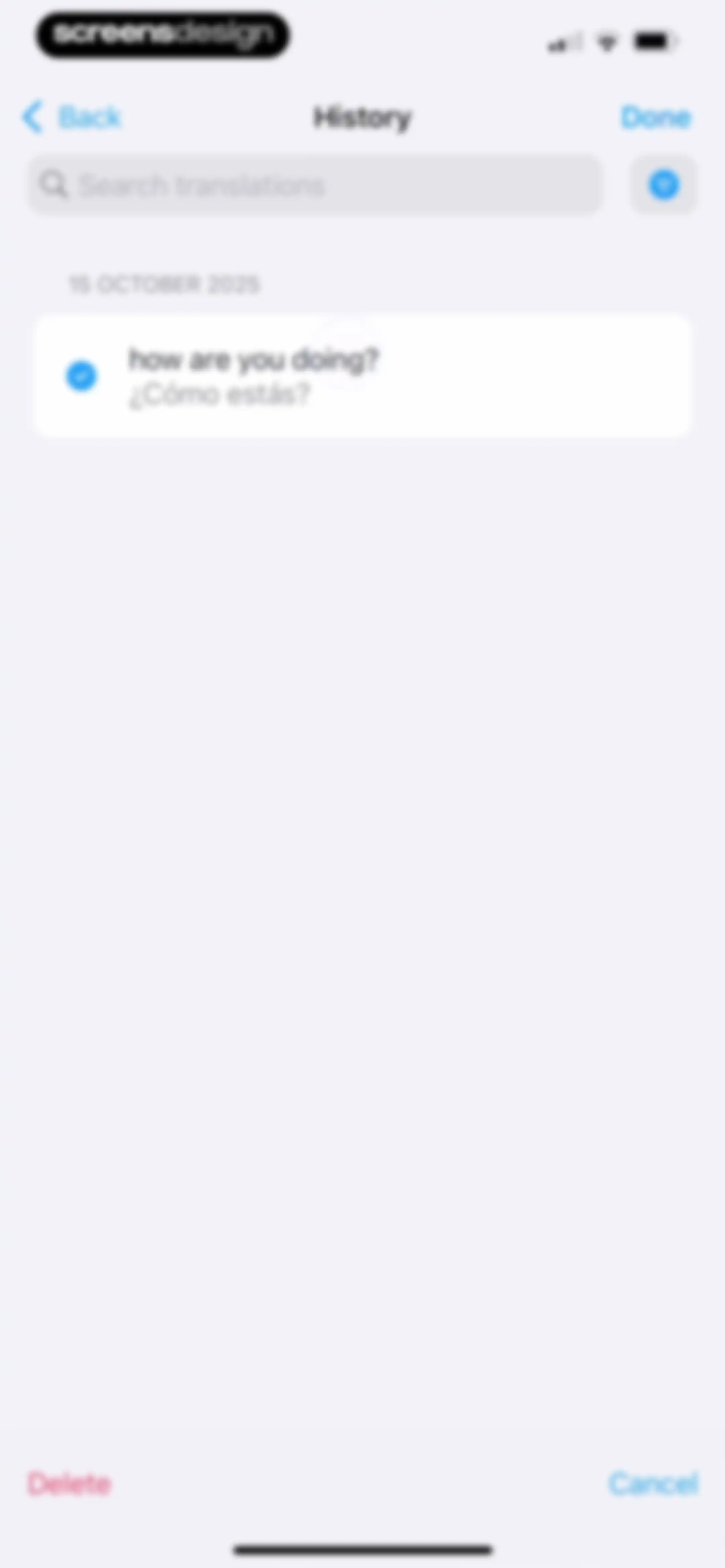 iTranslate Translator screen 45