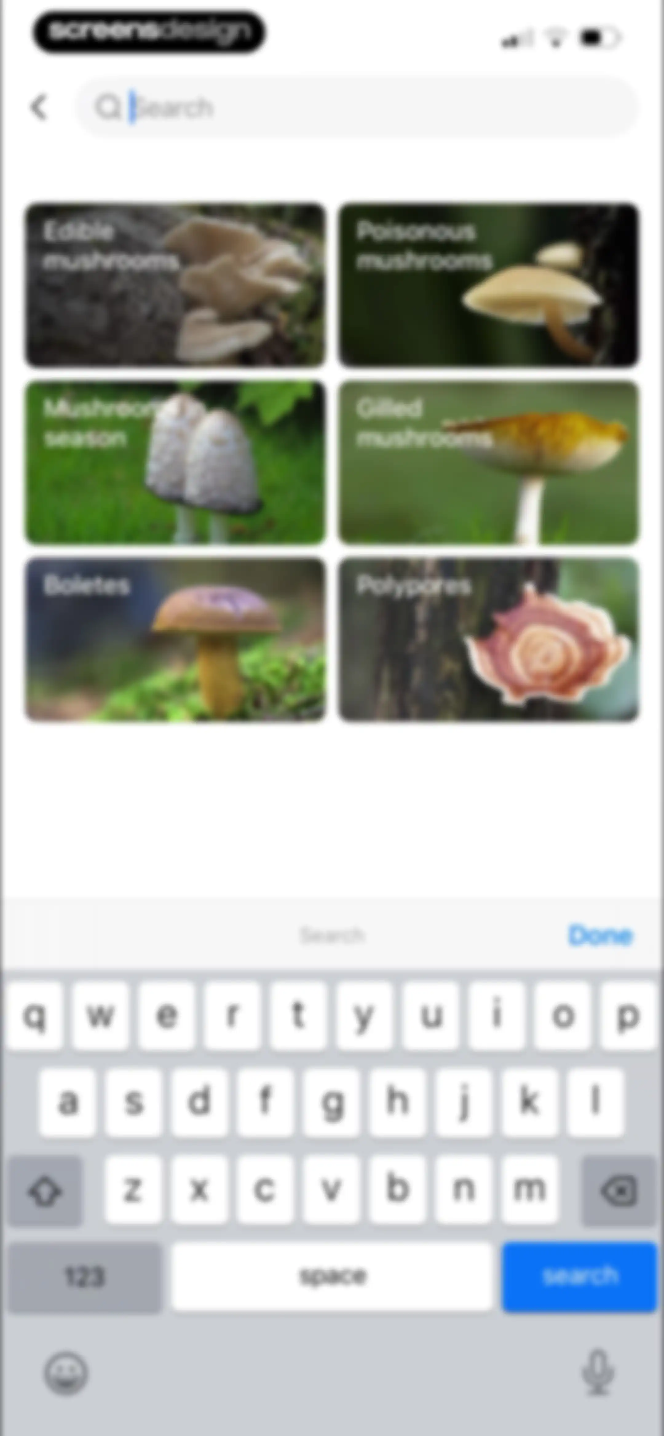 Picture Mushroom: Identifier screen 54
