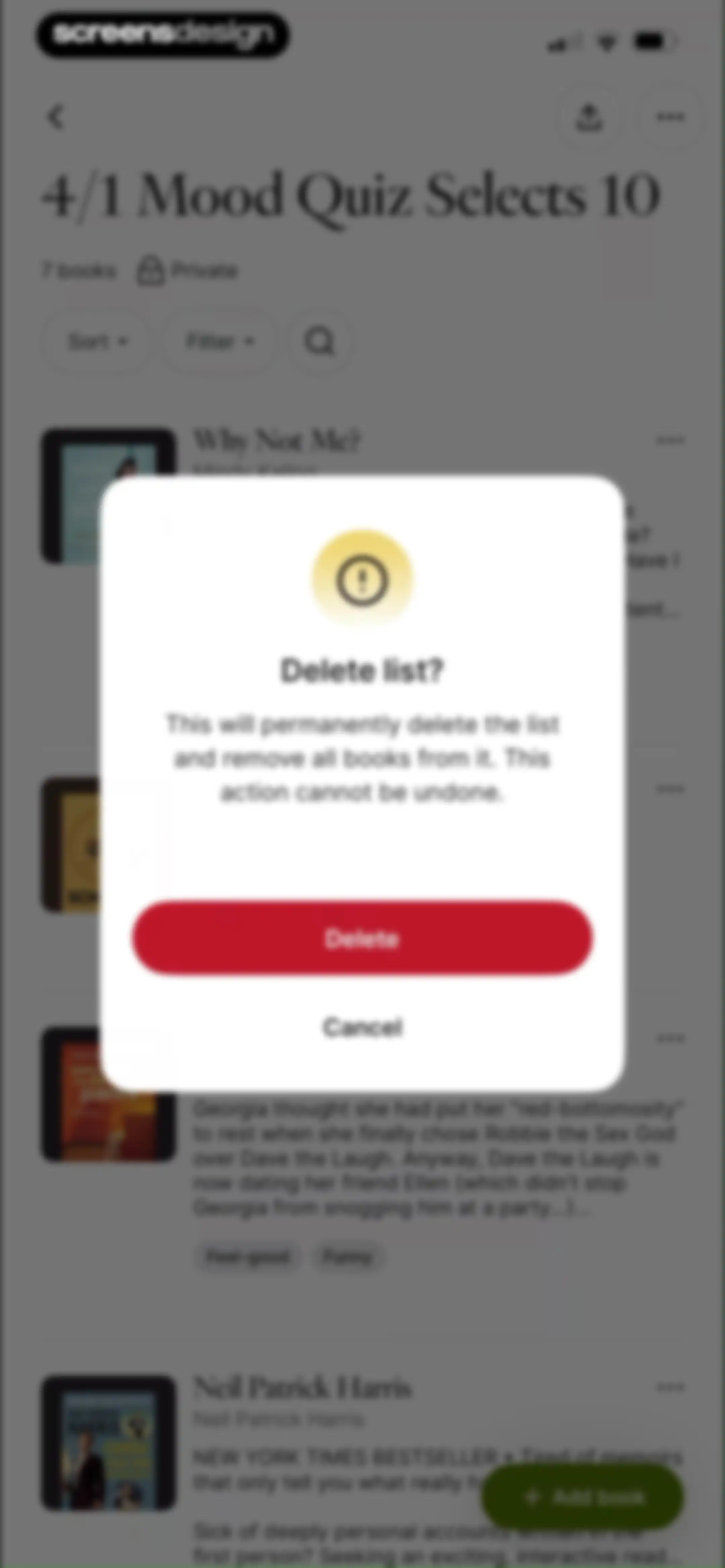 Fable: Track & Discuss Books screen 182