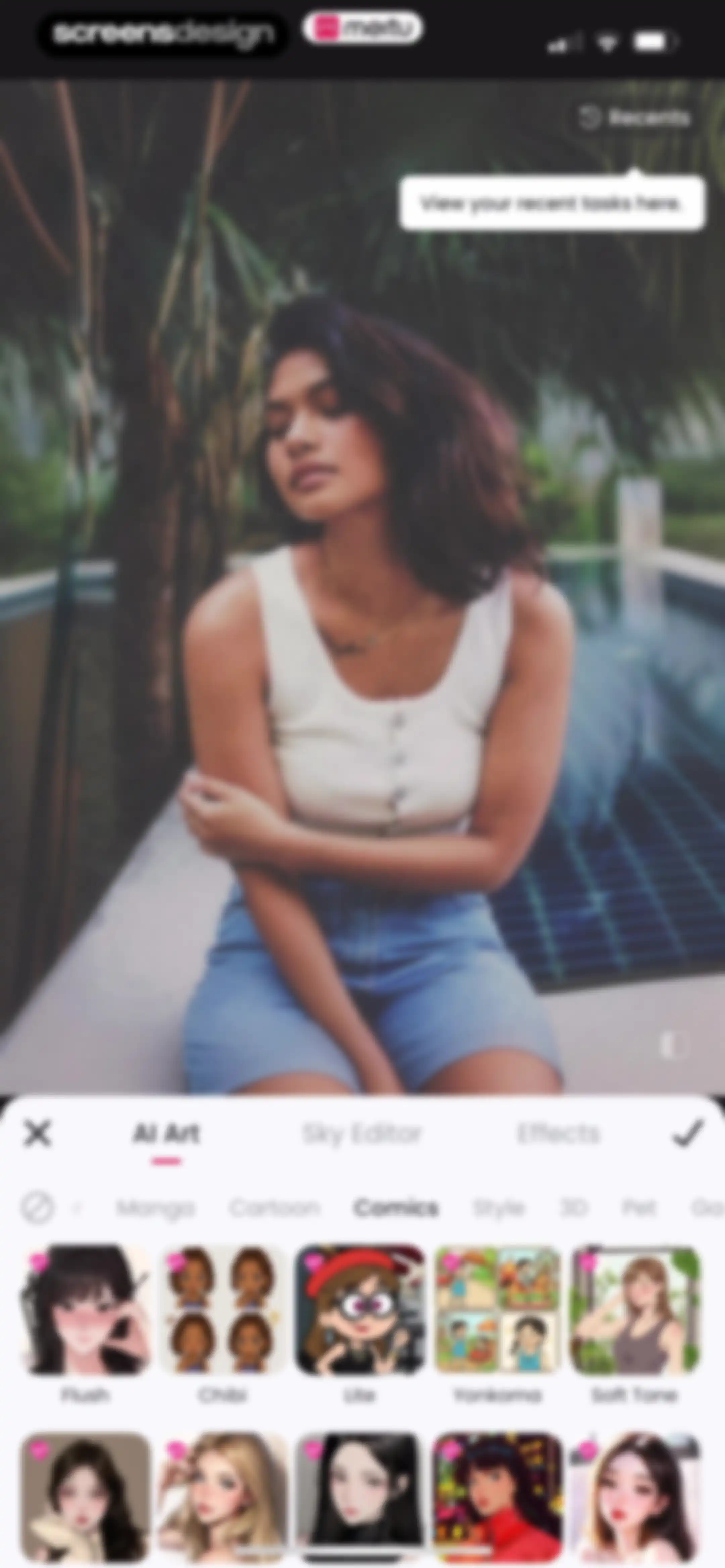 Meitu AI Photo & Video Editor screen 176